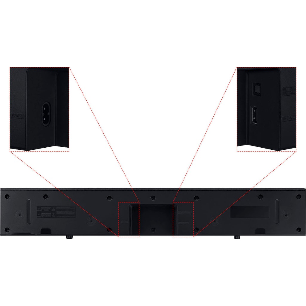 Samsung Soundbar »HW-C410G«, 2.0-Kanal Sound System-Integrierter Subwoofer-Surround Sound Expansion