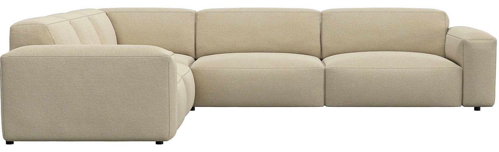 FLEXLUX Ecksofa »Lucera, super bequem durch hochwertigen Sitzaufbau mit Kaltschaum« modern & anschmiegsam, L-Form, Designsofa