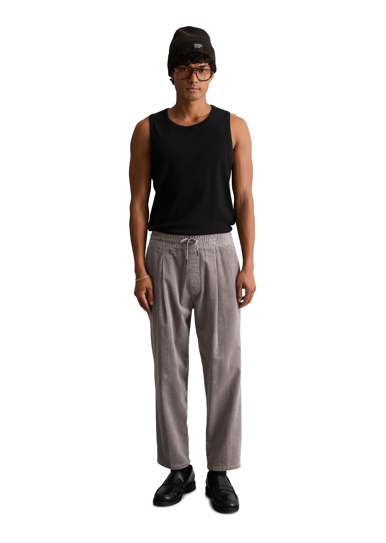 Marc O'Polo DENIM Cordhose »Model Viggo relaxed cropped aus reine Bio-Baumwolle«