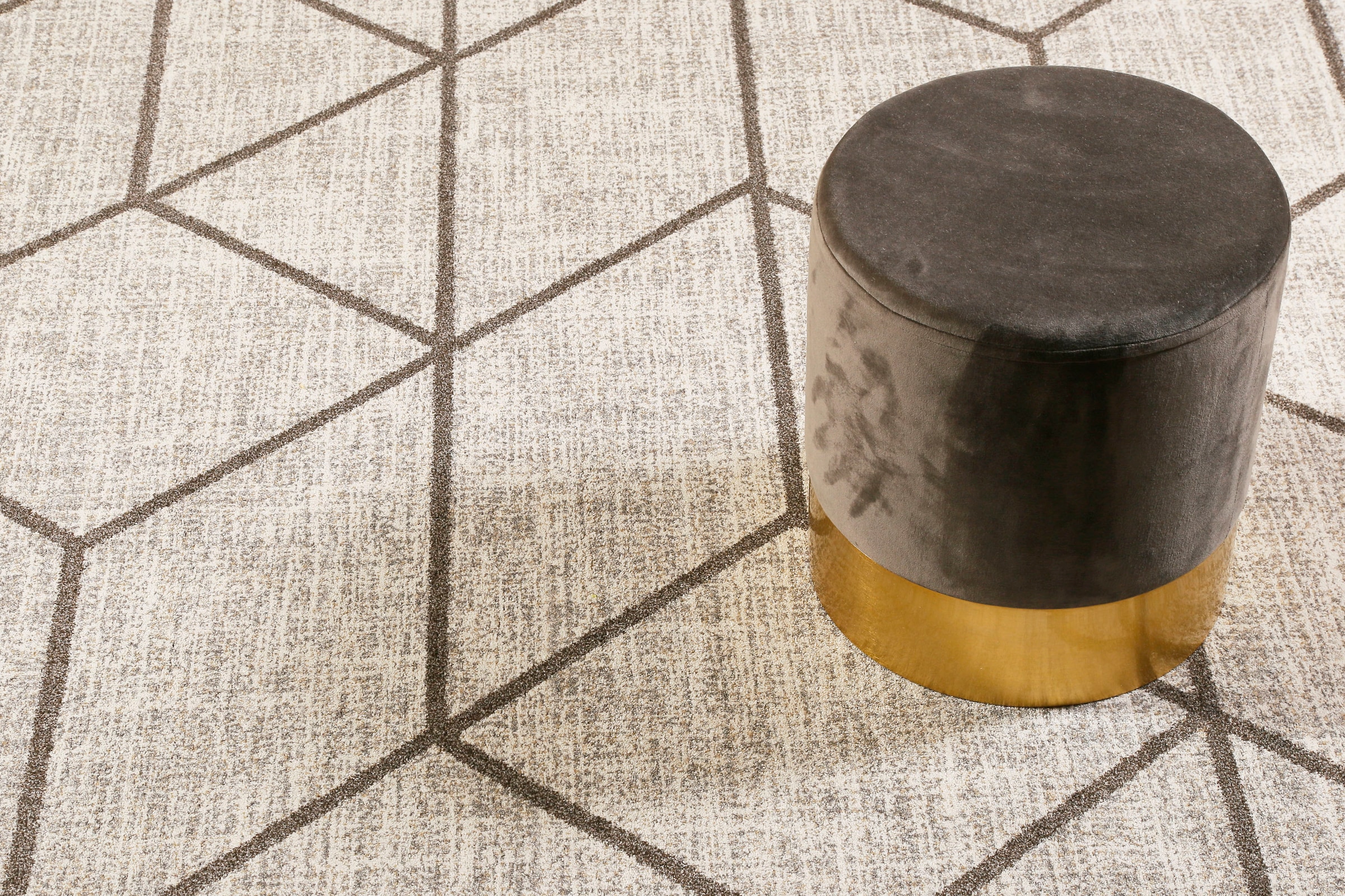 Wecon home Teppich »Bossa Lounge« rechteckig 10 mm Höhe 3D-Design, Kurzflor, Wohnzimmer