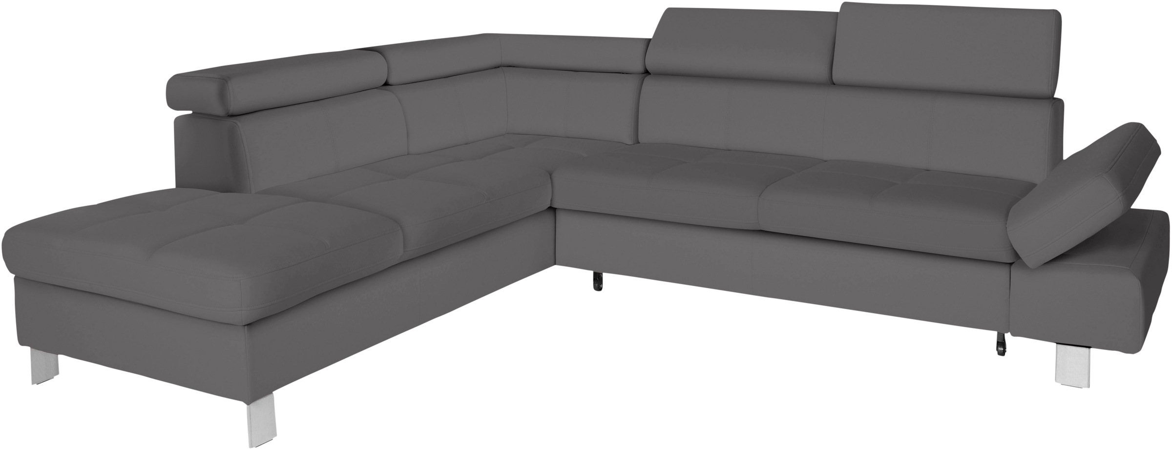 exxpo - sofa fashion Ecksofa »Fiji, L-Form« mit Kopf- bzw. Rückenverstellung, wahlweise mit Bettfunktion