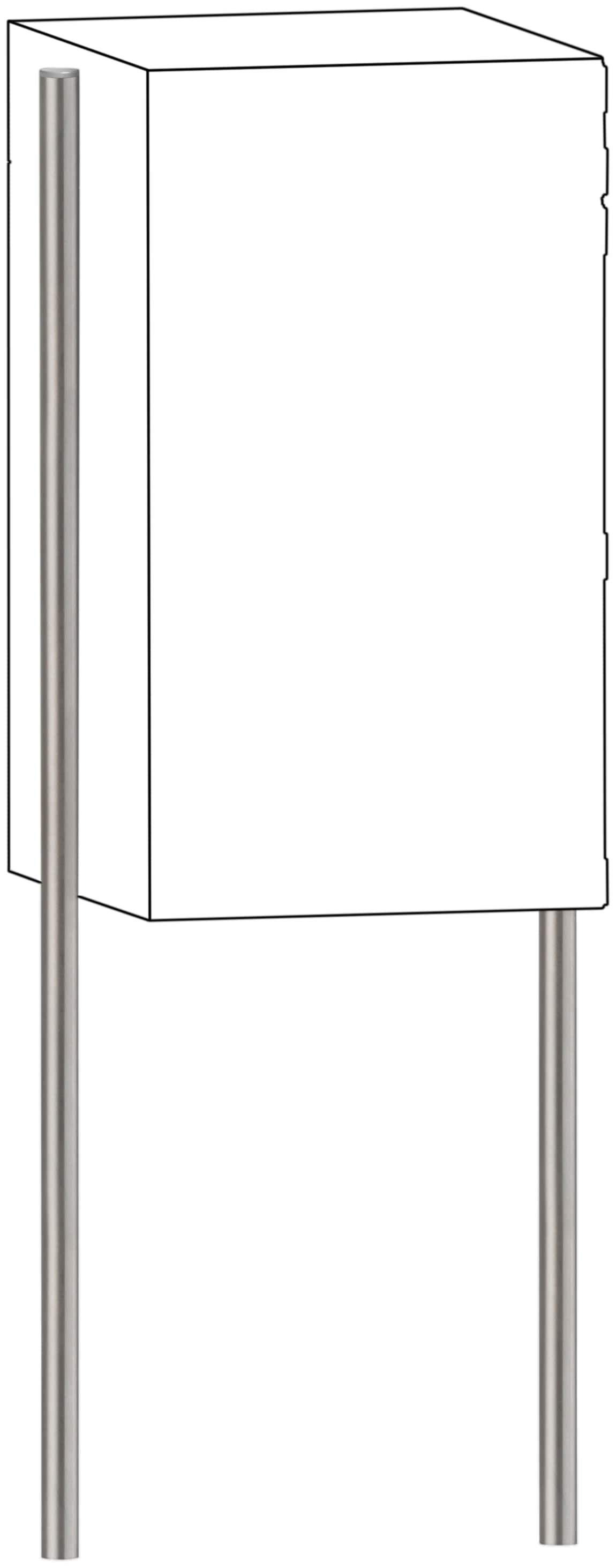 Burg Wächter Paketbox »Universal 150 eBoxx Ni«, Ständer für Paketbox