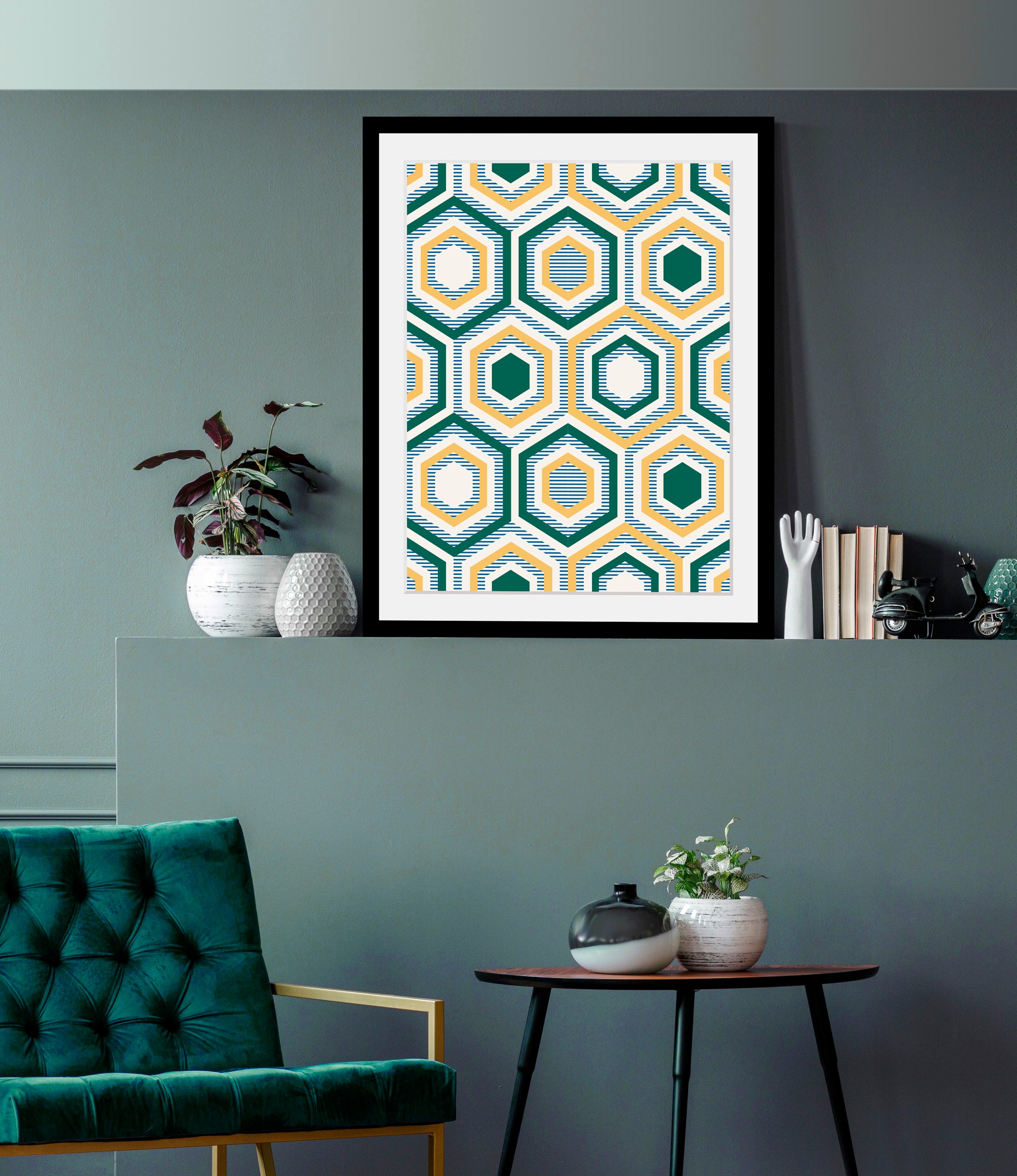queence Bild »Rüdiger«, Abstrakt-Kunst-Figuren, (1 St.), HD Premium Poster- günstig online kaufen