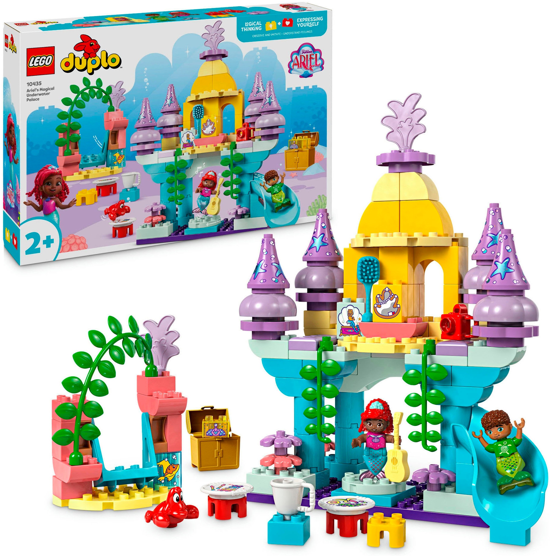 Konstruktionsspielsteine »Arielles magischer Unterwasserpalast (10435), LEGO DUPLO...