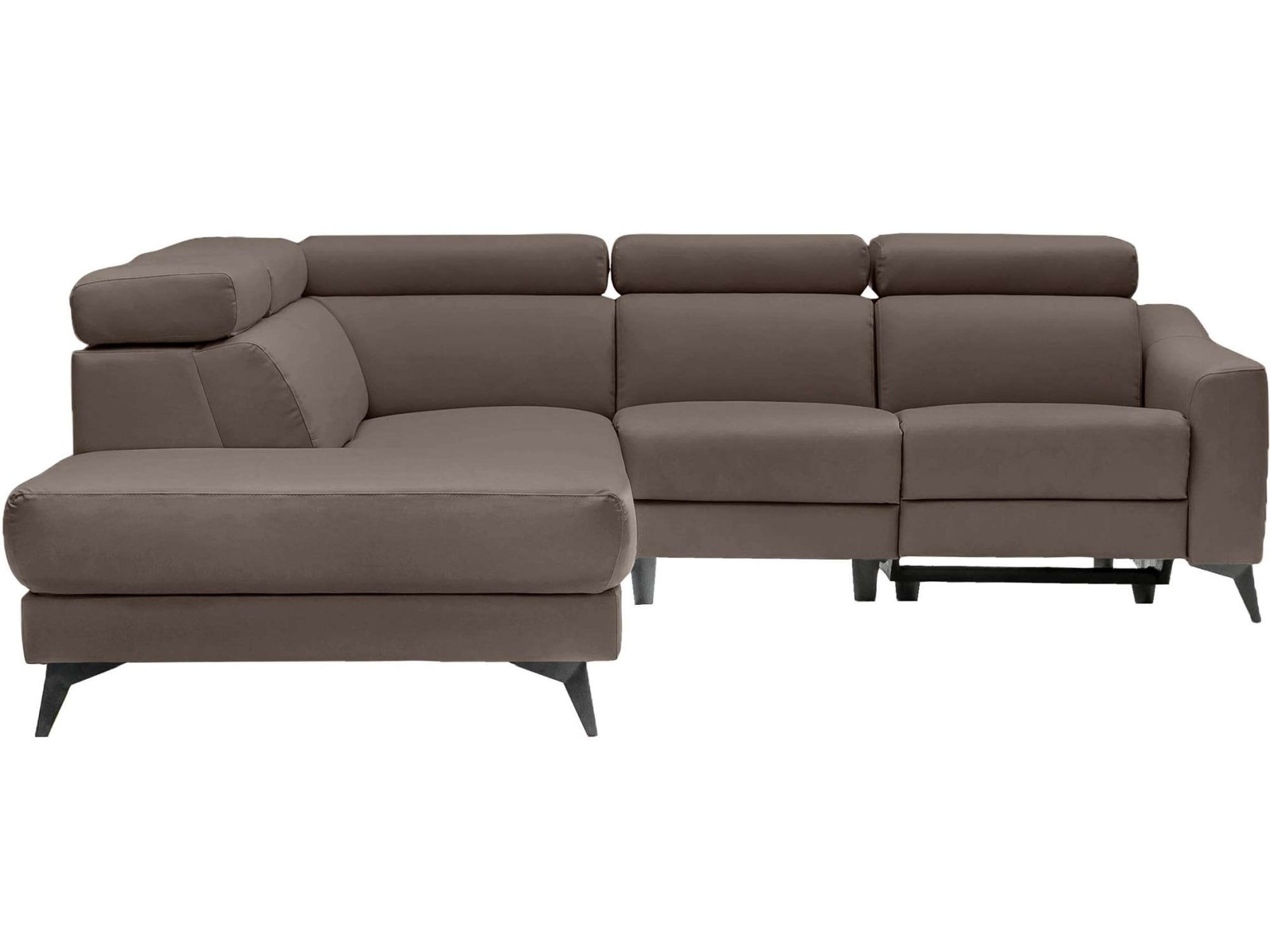 Places of Style Ecksofa »Valerio«, mit 1 elektrischer Relaxfunktion und USB-Anschluß