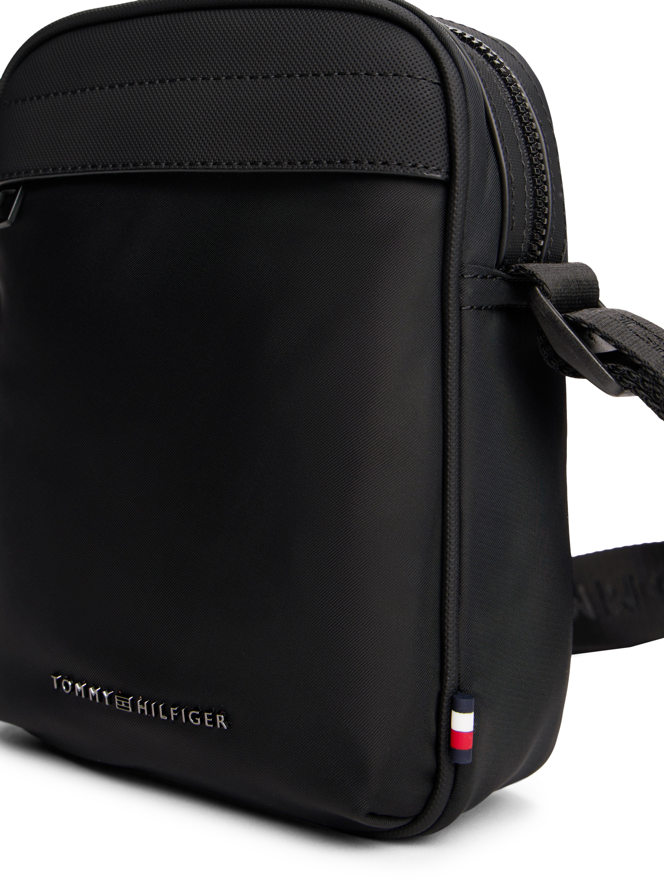 Tommy Hilfiger Umhängetasche »TH REPREVE MINI REPORTER«, Men Arbeitstasche, Messenger Bag, Schultertasche, Vordertaschenfach