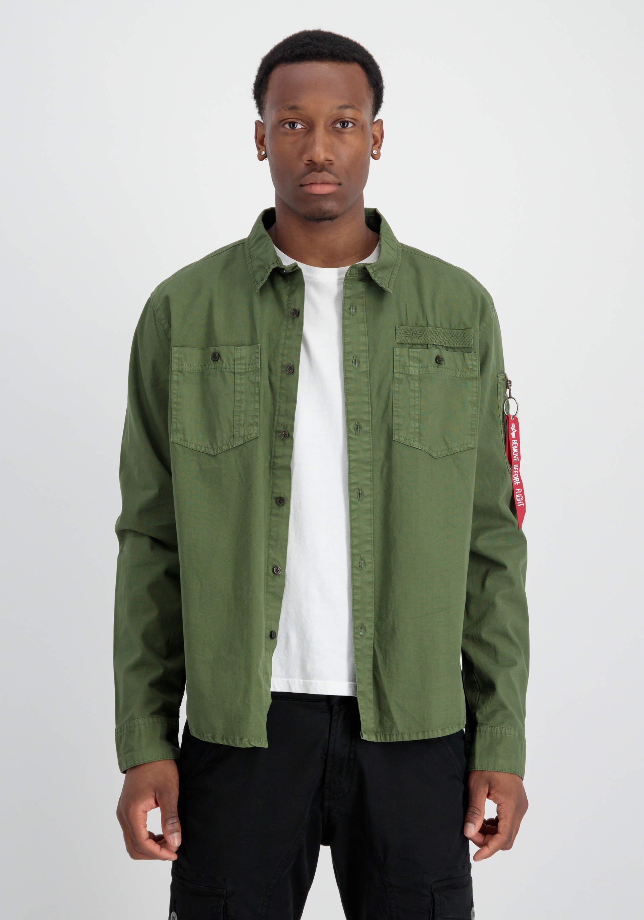 Alpha Industries Oversize-Shirt »Alpha Industries Men - Shirts Air Force EMB Shirt«