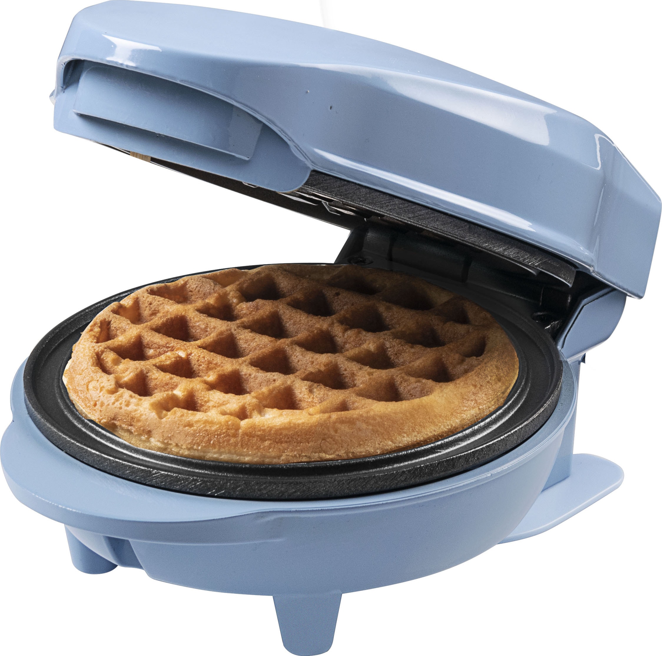 bestron Waffeleisen »AMW500 Mini«, 550 W, für klassische Waffeln, kleiner Waffelmaker mit Antihaftbeschichtung