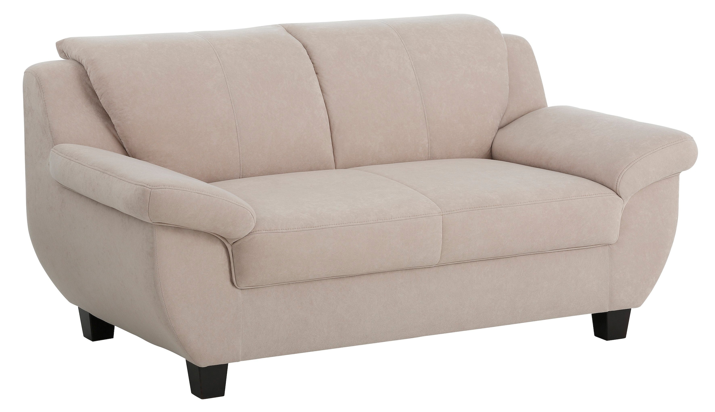 Home affaire 2-Sitzer »Yesterday Couch, B/T: 159/91 cm, belastbar bis 140kg/ Sitz«, Microfaser, natur
