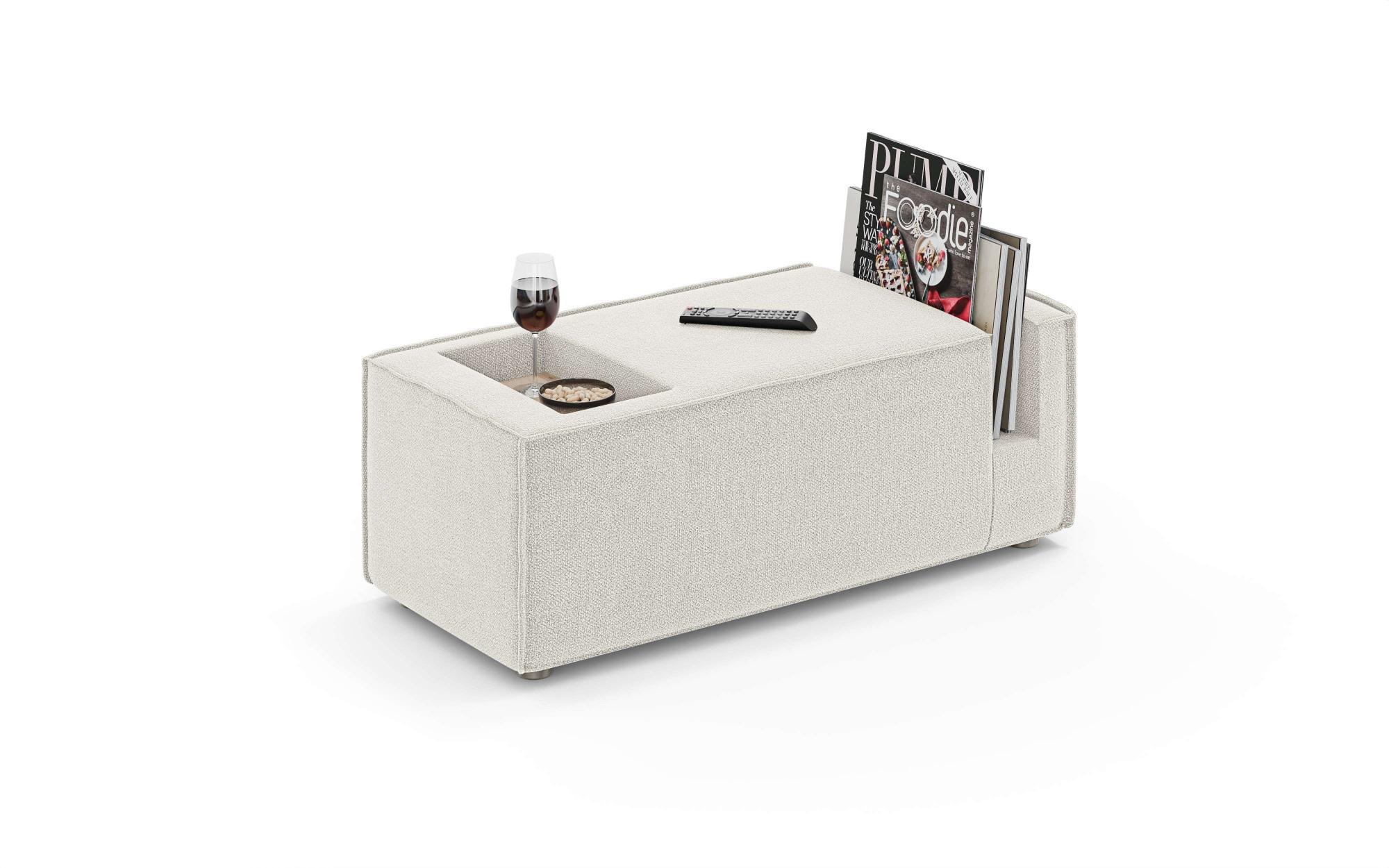 OTTO home Sofaelement »HAILY Tisch für das Modulsofa, Maße B/T/H: 45/100/37 günstig online kaufen