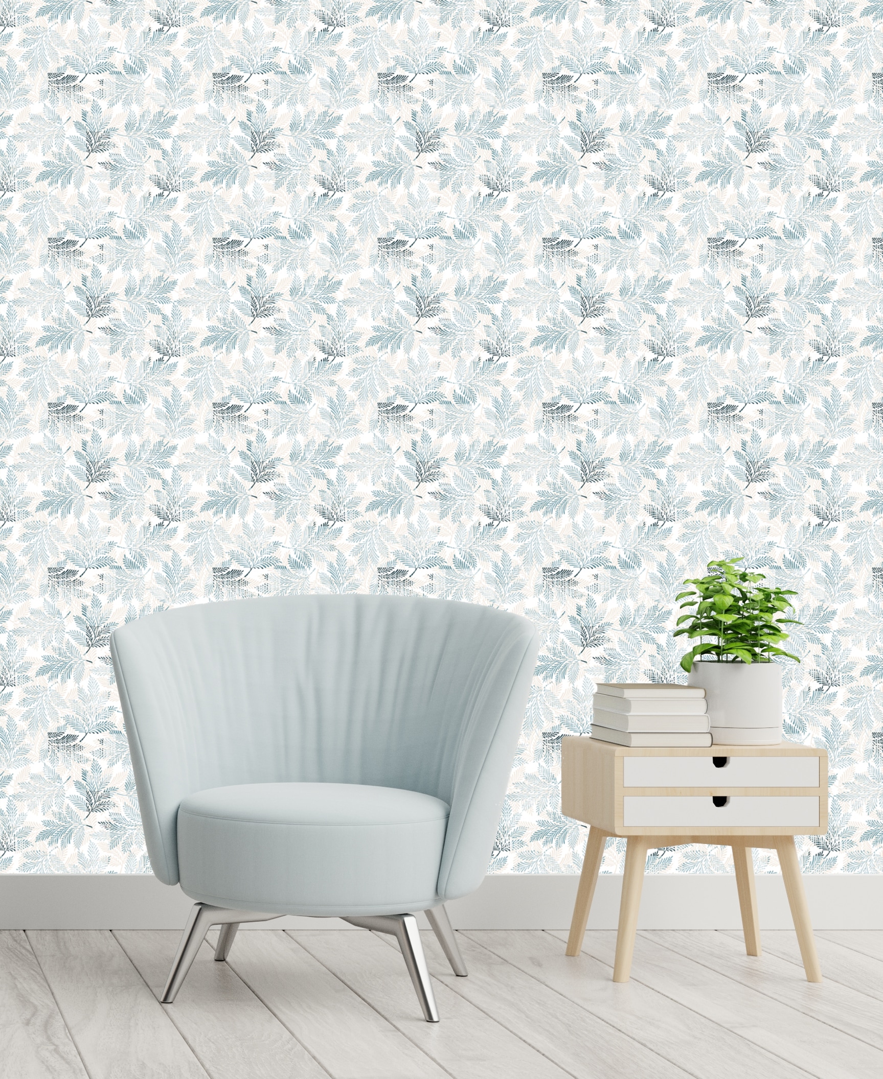 queence Vinyltapete »Selbstklebende Tapete 90x250cm mit herbstlichem Motiv«, natürlich