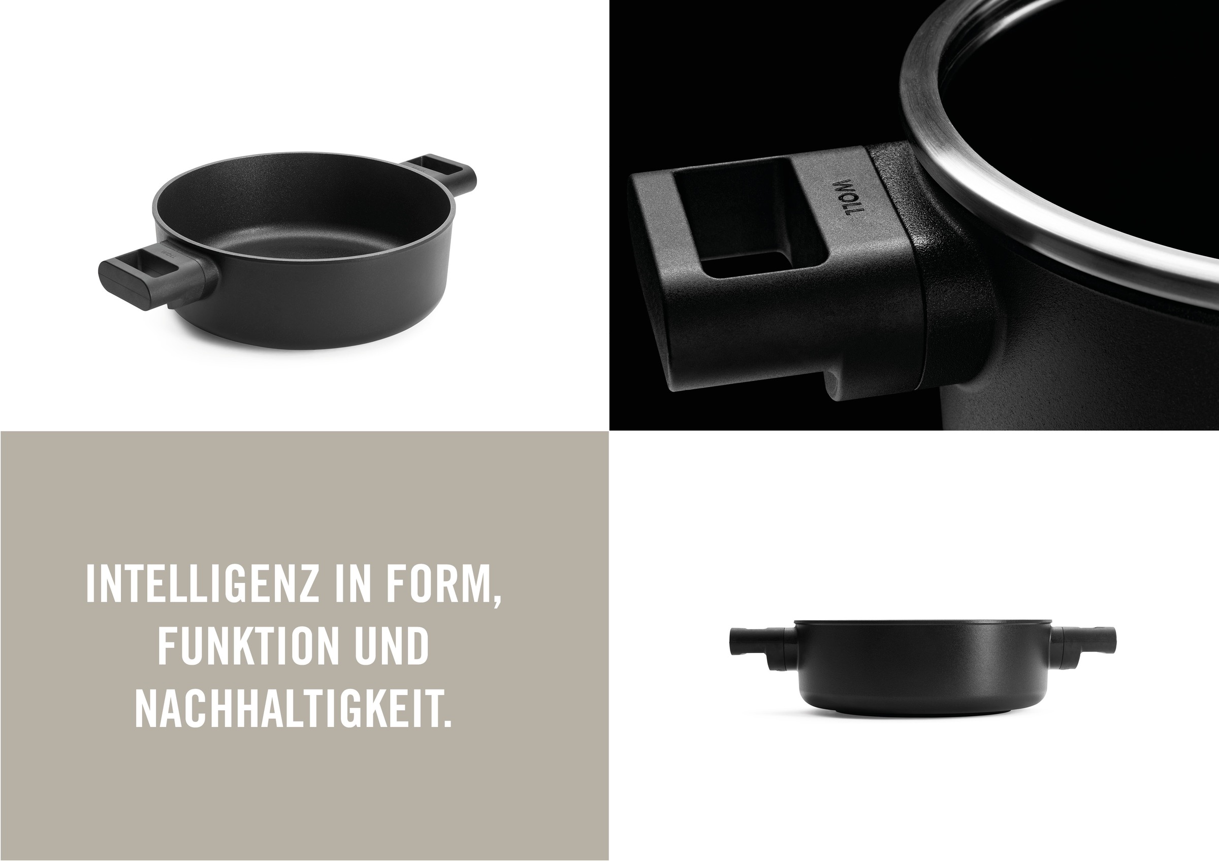 WOLL MADE IN GERMANY Kasserolle »Eco Logic QXR« 1 Stk. tlg. Aluminiumguss günstig online kaufen