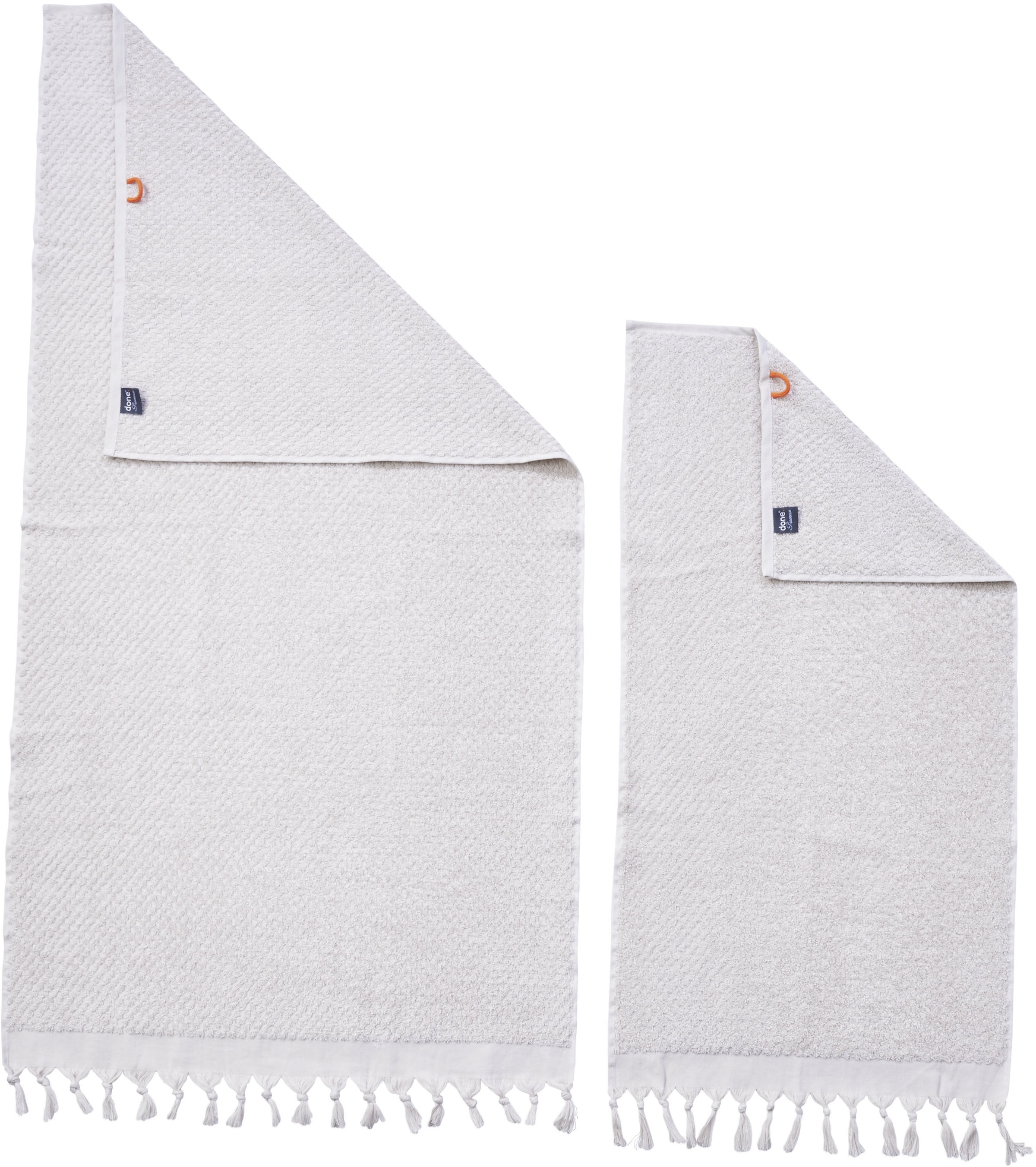 done.® Handtuch Set »Provence Honeycomb«, (Set, 3 St., 1 Badetuch (70x140 c günstig online kaufen