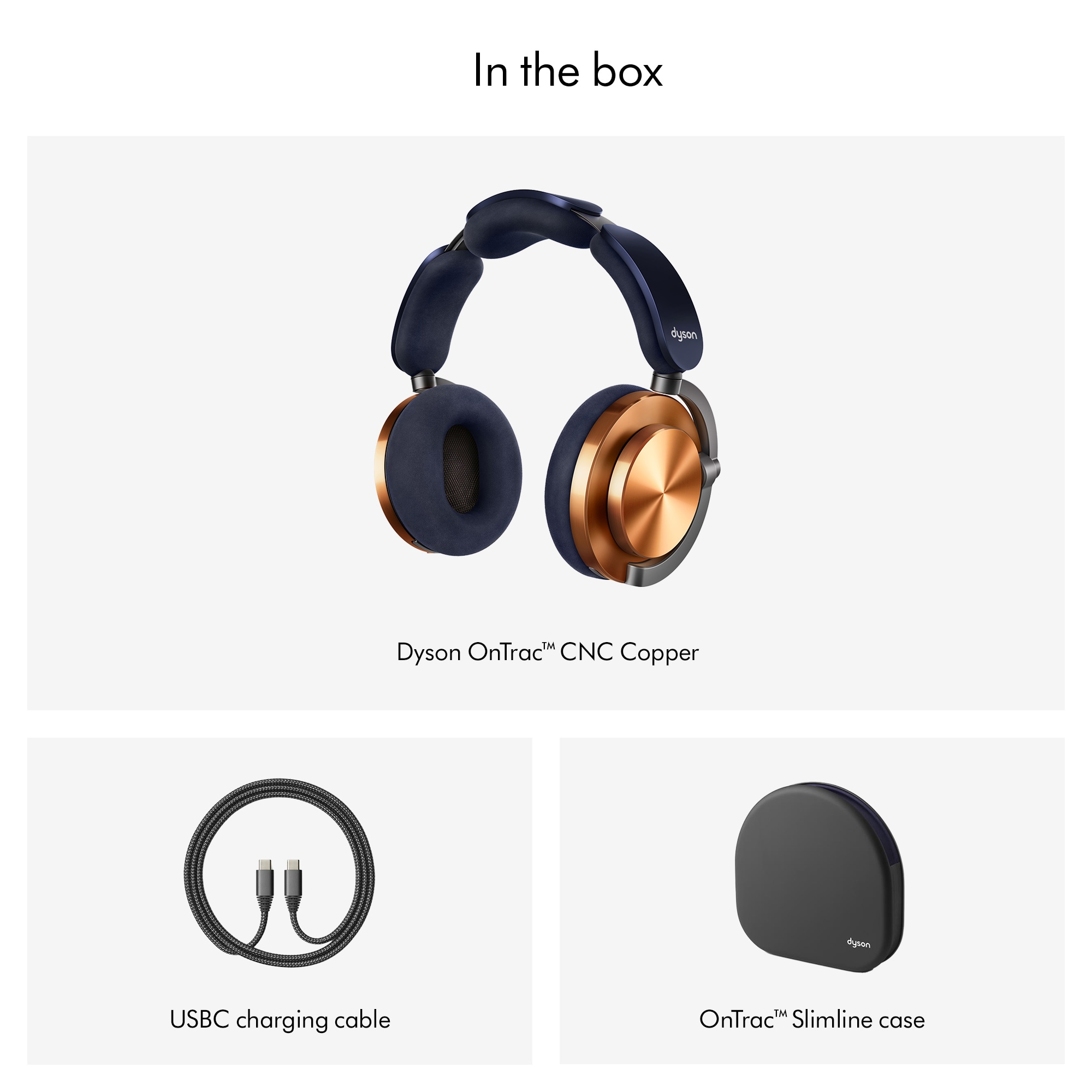 DYSON Over-Ear-Kopfhörer »OnTrac™« Bluetooth Geräuschisolierung | Transparenzmodus Integriertes Mikrofon zum telefonieren und Geräuschunterdrückung