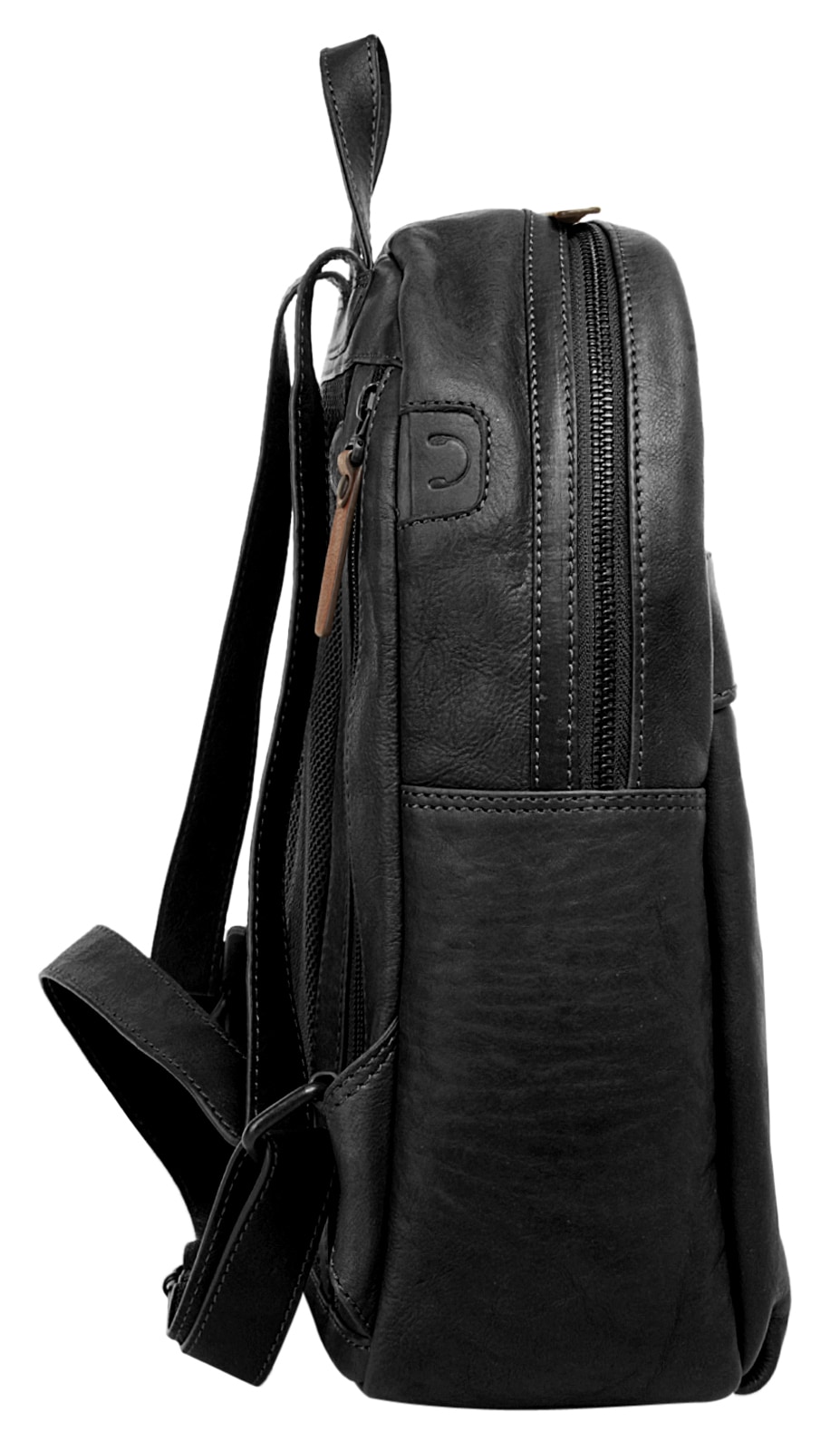 X-Zone Laptoprucksack, echt Leder