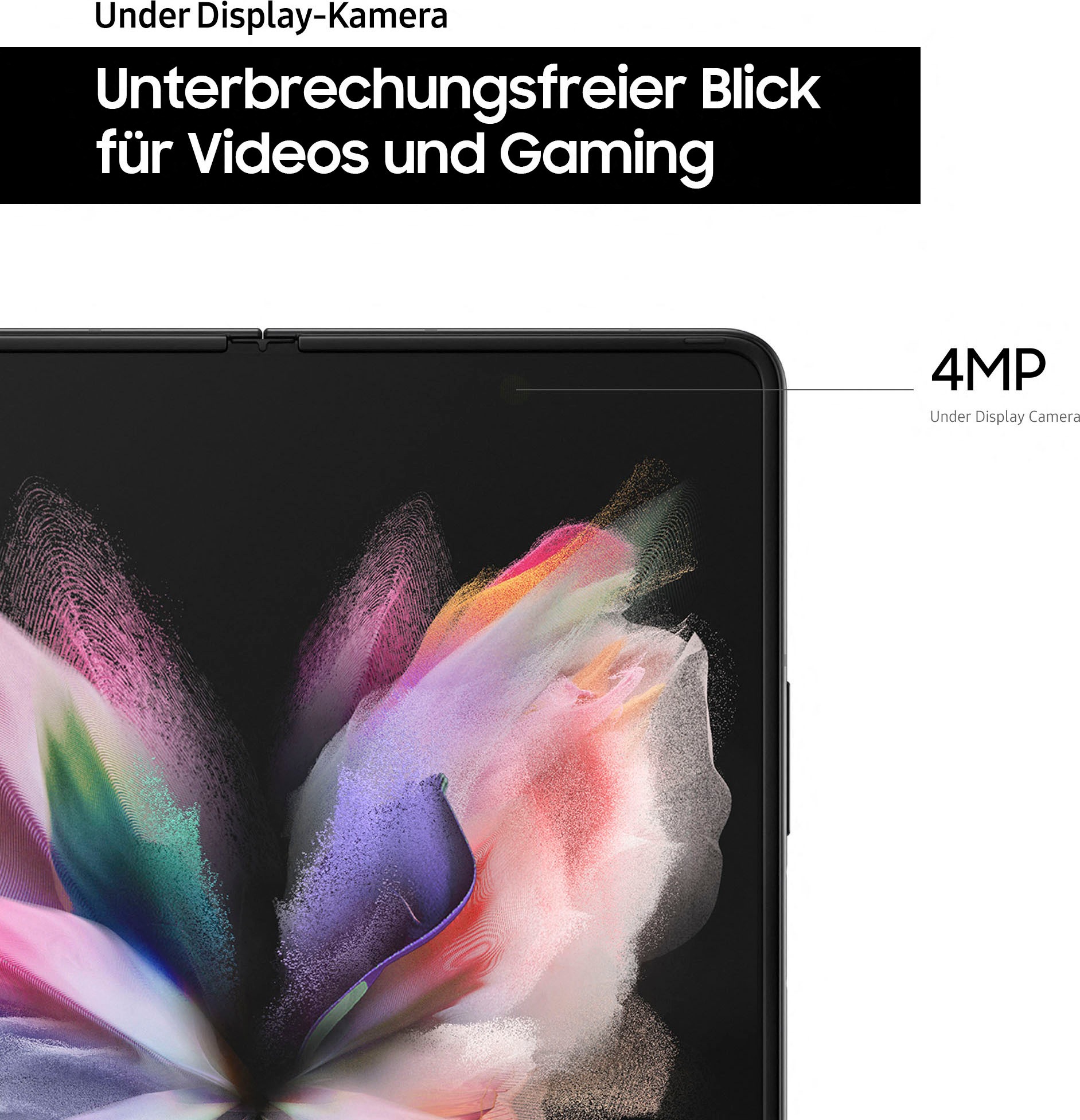 Samsung Smartphone »Galaxy Z Fold 3, 5G 256GB«, Phantom Black