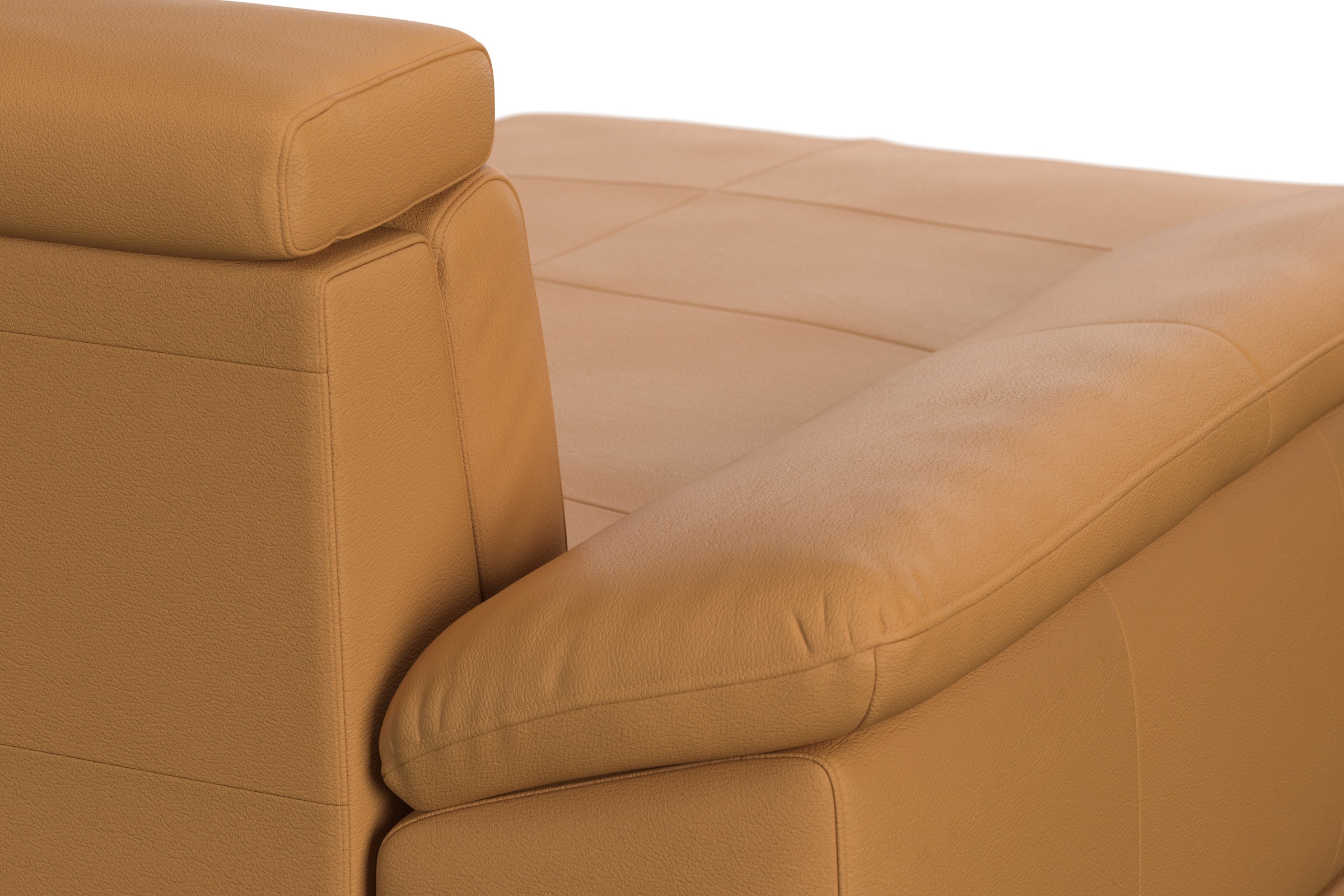 sit&more Wohnlandschaft »Cabrio U-Form, mit Sitztiefenverstellung, Arm- und Kopfteilverstellung«, 3 Nierenkissen, Federkern, optional Bettfunktion und Stauraum