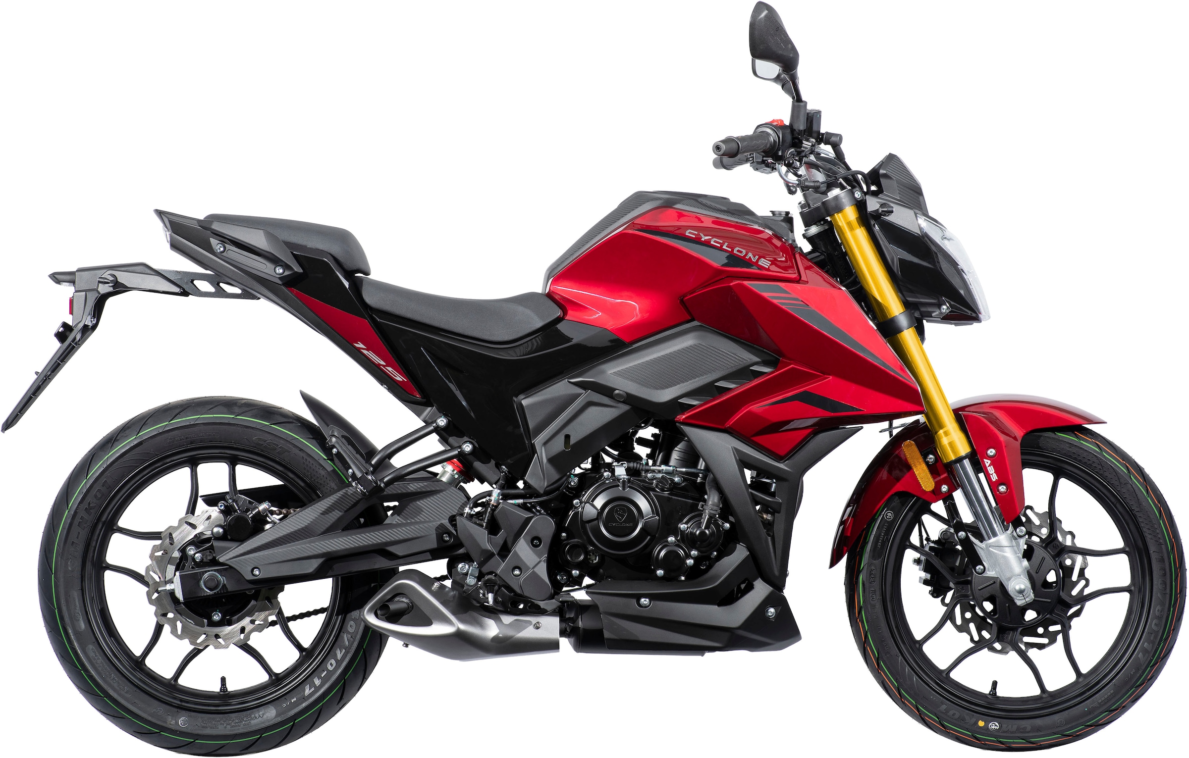 Cyclone Motorrad »Batllo5, 125, E5+, Naked« 124 cm³ 95 km/h Euro 5+ 15 11 kW, 15 PS, ABS, 125er Naked, digitales Cockpit