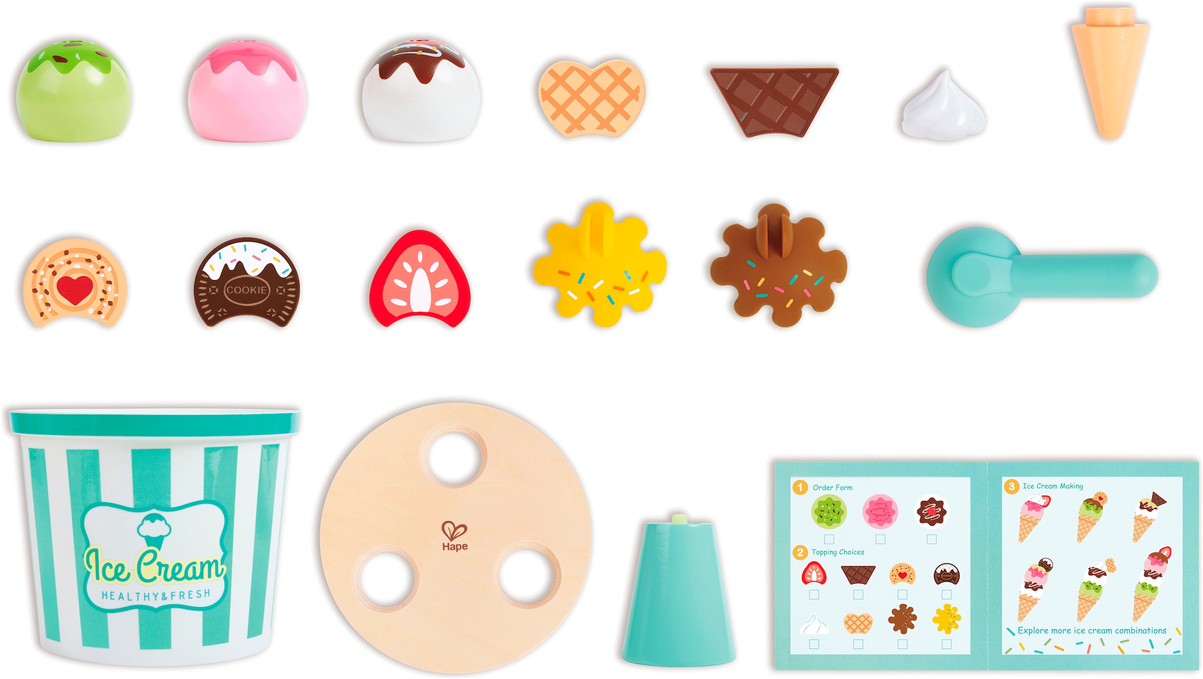 Hape Kaufladensortiment »Eiscreme-Set«