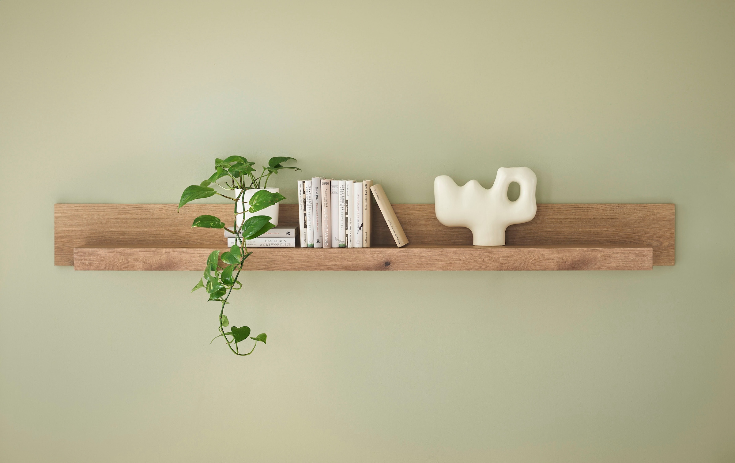 INOSIGN Wandboard »Cantara, modernes Wandregal, Hängeregal mit Ablagefach«, vielseitig einsetzbar, in Eiche Evoke oder weiß erhältlich