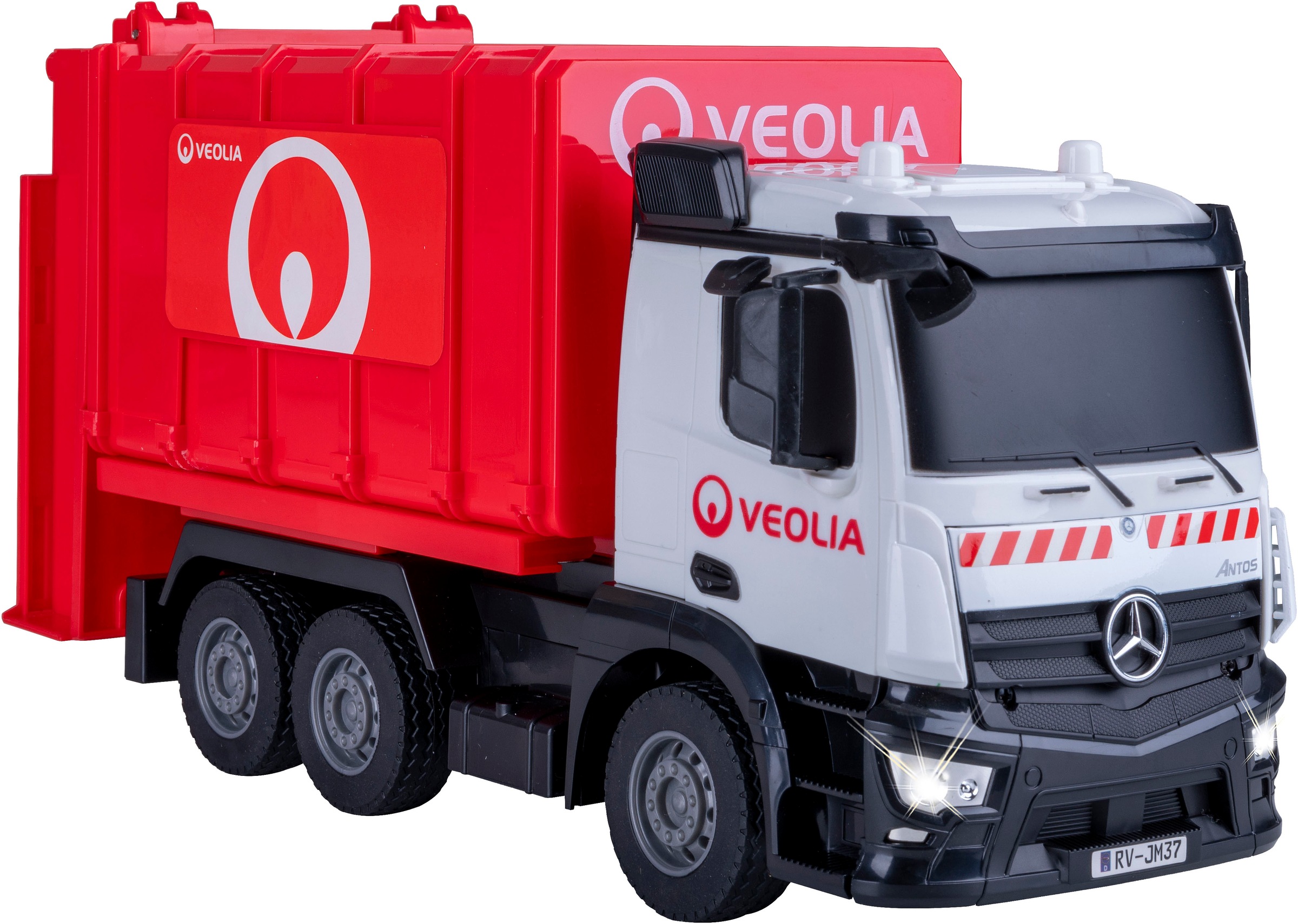 Jamara RC-LKW »Müllwagen Mercedes-Benz Antos 2,4GHz«, LED-Licht vorne; Maßstab 1:26
