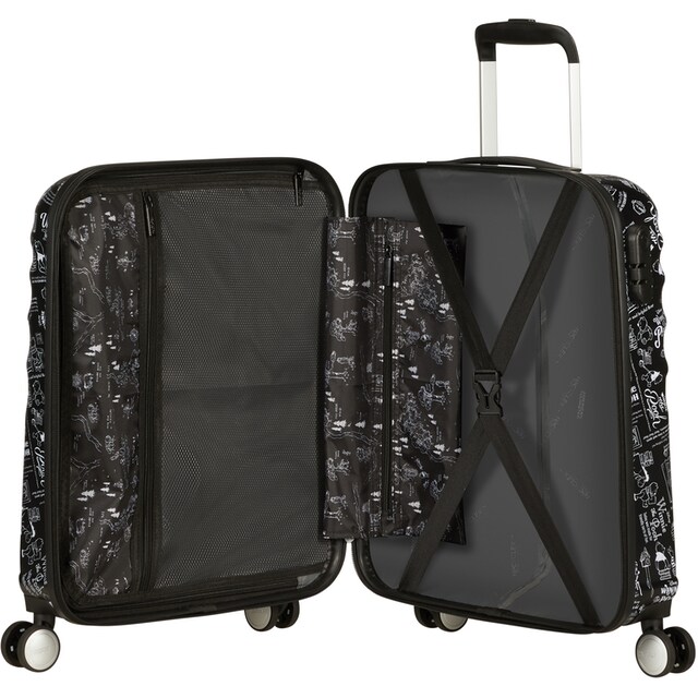 American 55 aus teilweise Material Hartschalen-Trolley »Disney bestellen Rollen, Tourister® 4 recyceltem cm«, Wavebreaker, Online-Shop im