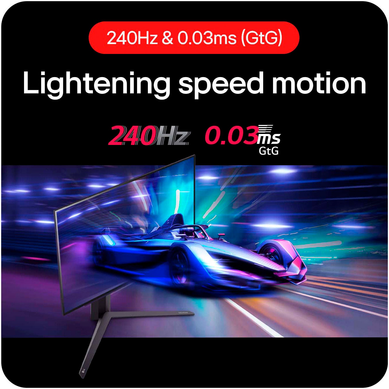 LG Gaming-Monitor »27GX704A« 67 cm/27 ″  2560 x 1440 px WQHD 0,03 Reaktionszeit 240 Hz