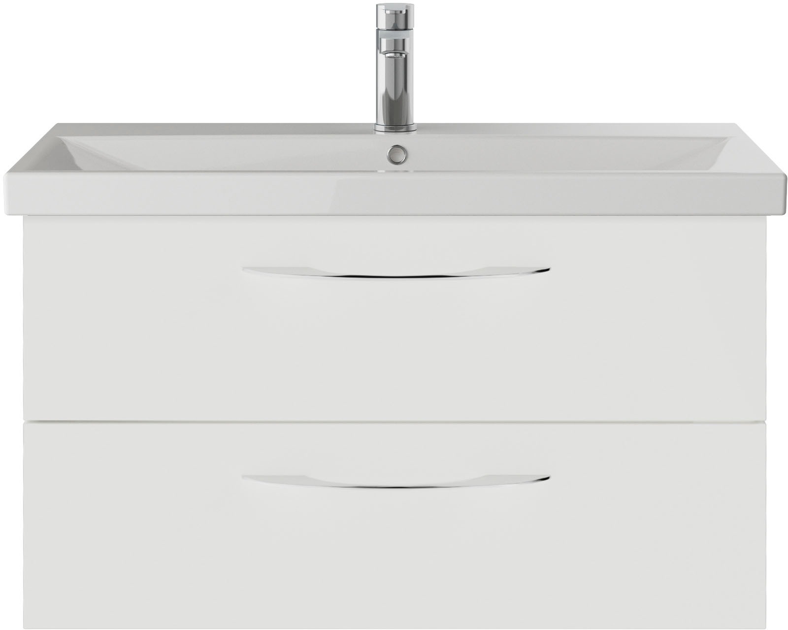 Saphir Badmöbel-Set »Serie 4035 2-teilig, Keramikwaschtisch mit LED-Spiegelschrank« Set, 