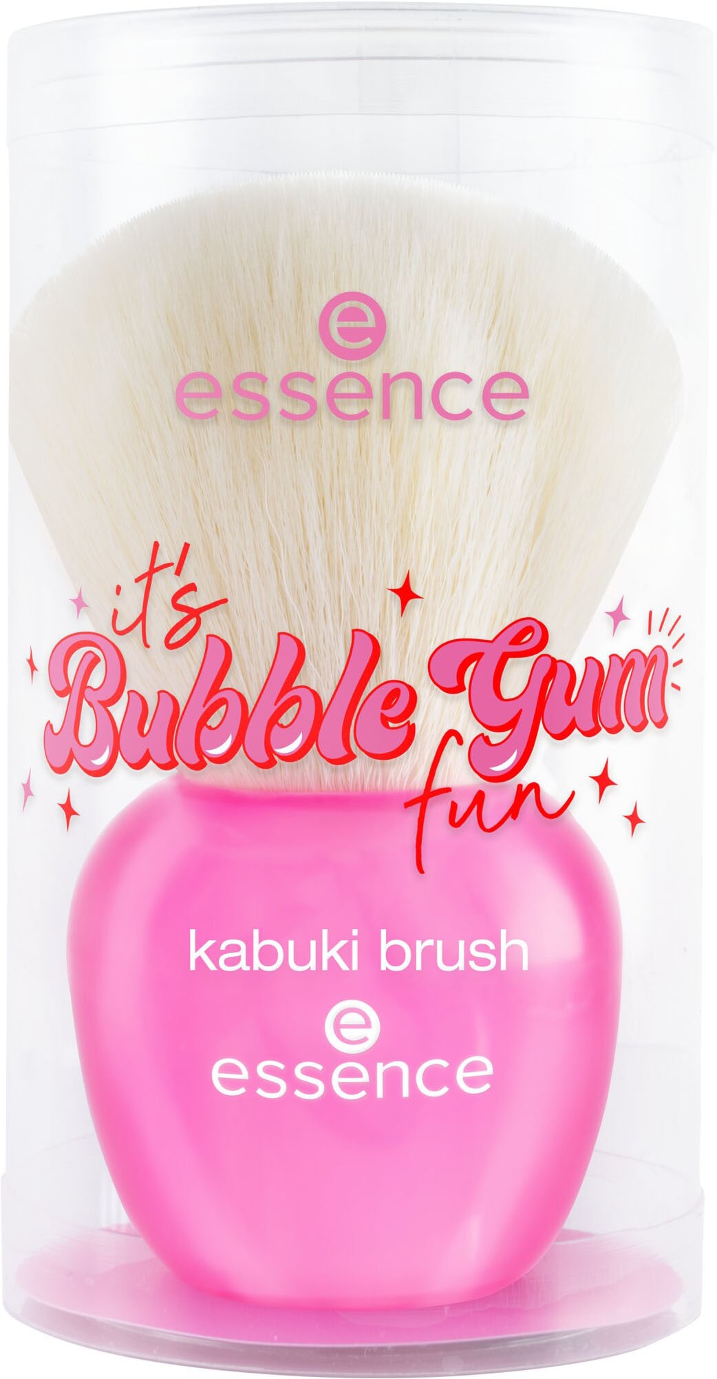 Essence Puderpinsel »it's Bubble Gum fun kabuki brush«, (3er Pack)