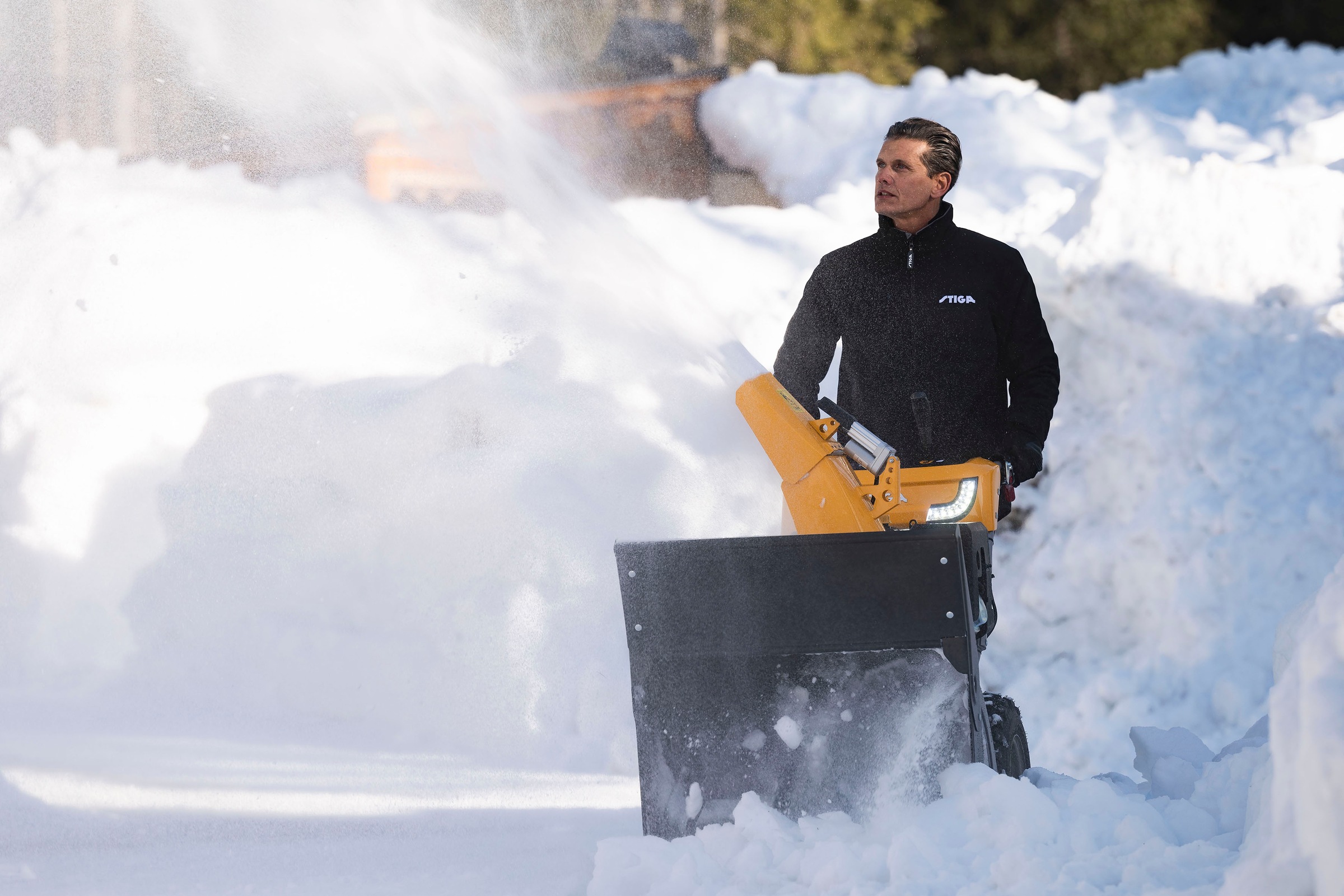 STIGA GARDEN Benzin-Schneefräse »ST 7276 PH«, Elektrostart, Hydrostatgetriebe