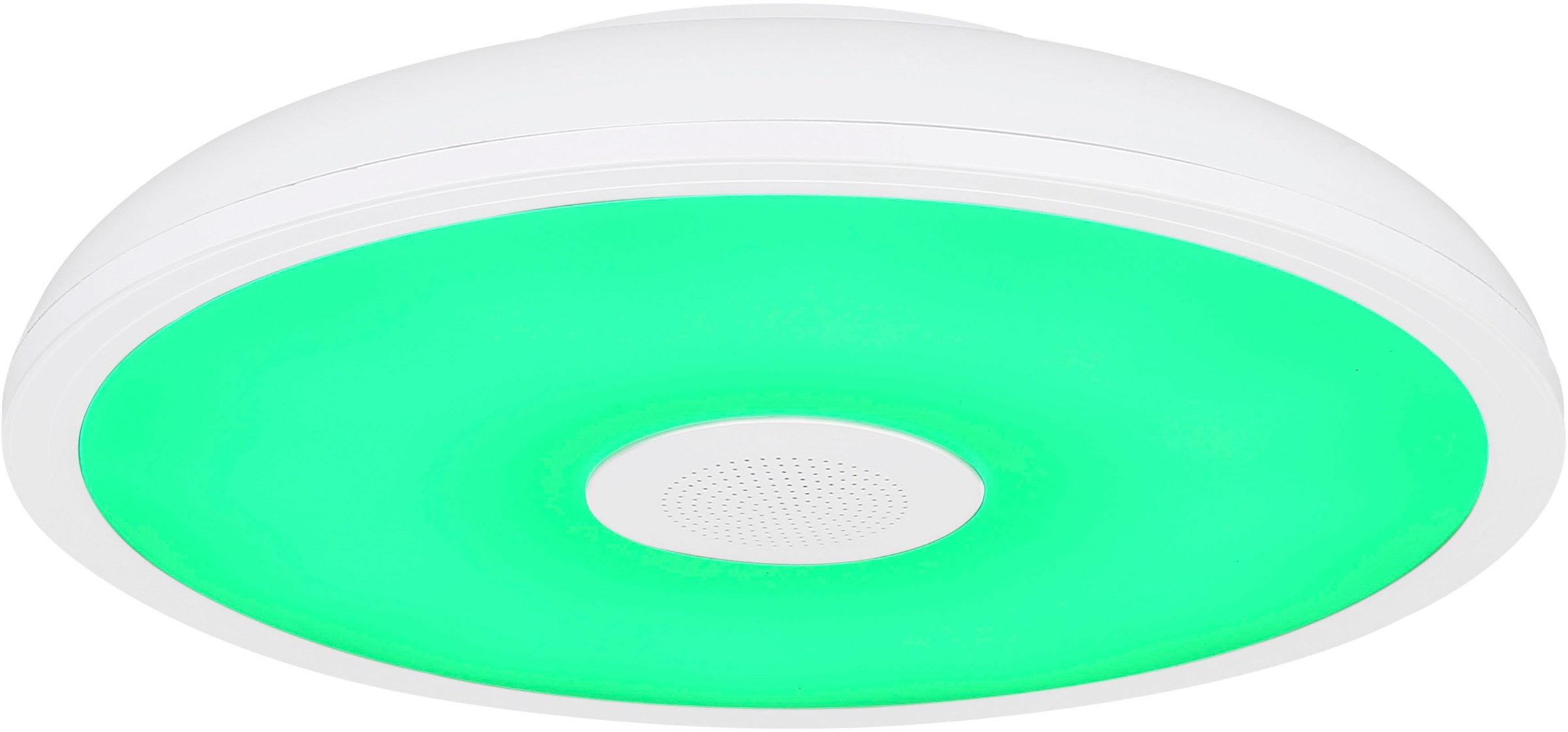 GLOBO LIGHTING LED Deckenleuchte »RAFFY« LED-Modul 1 Stk. warmweiß - kaltweiß Farbwechsel Rot-Grün-Blau, Lautsprecherfunktion