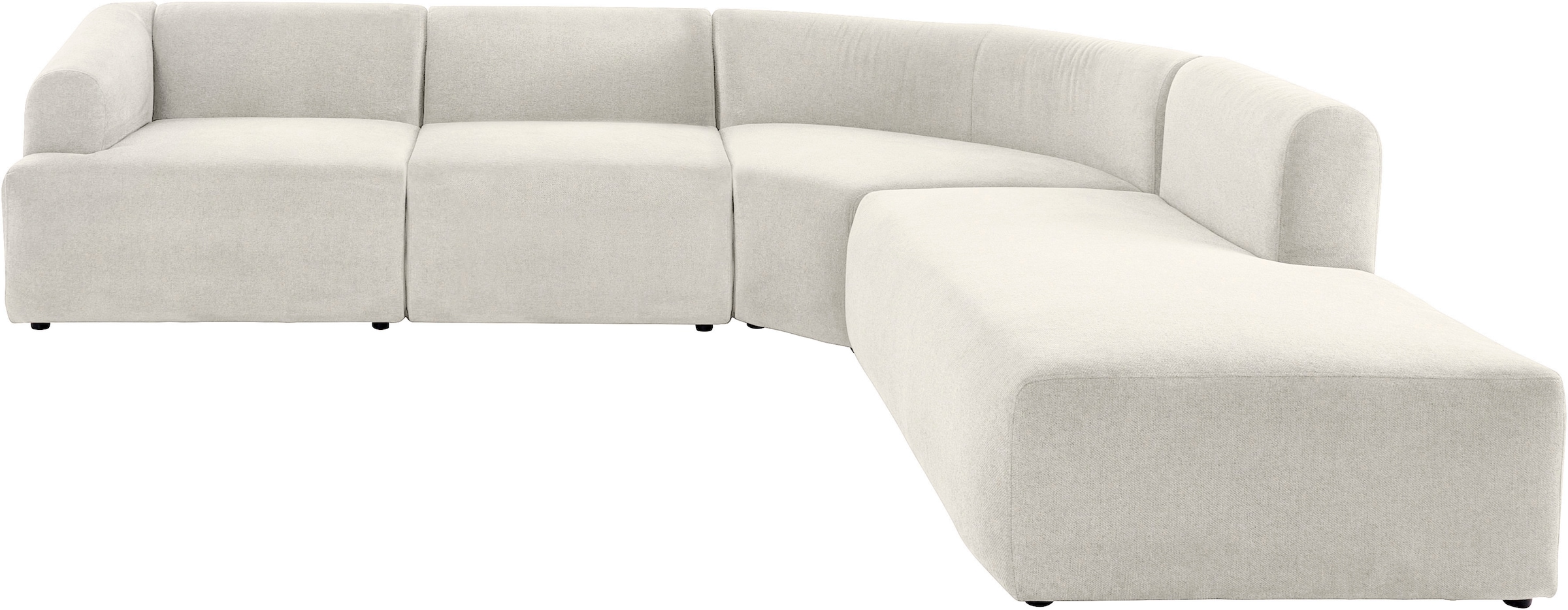 LeGer Home by Lena Gercke Ecksofa »LYZA L-Form links/rechts, Modularsofa, Maße B/T/H: 287/267/74 cm«, als Modul oder separat verwendbar, für individuelle Zusammenstellung