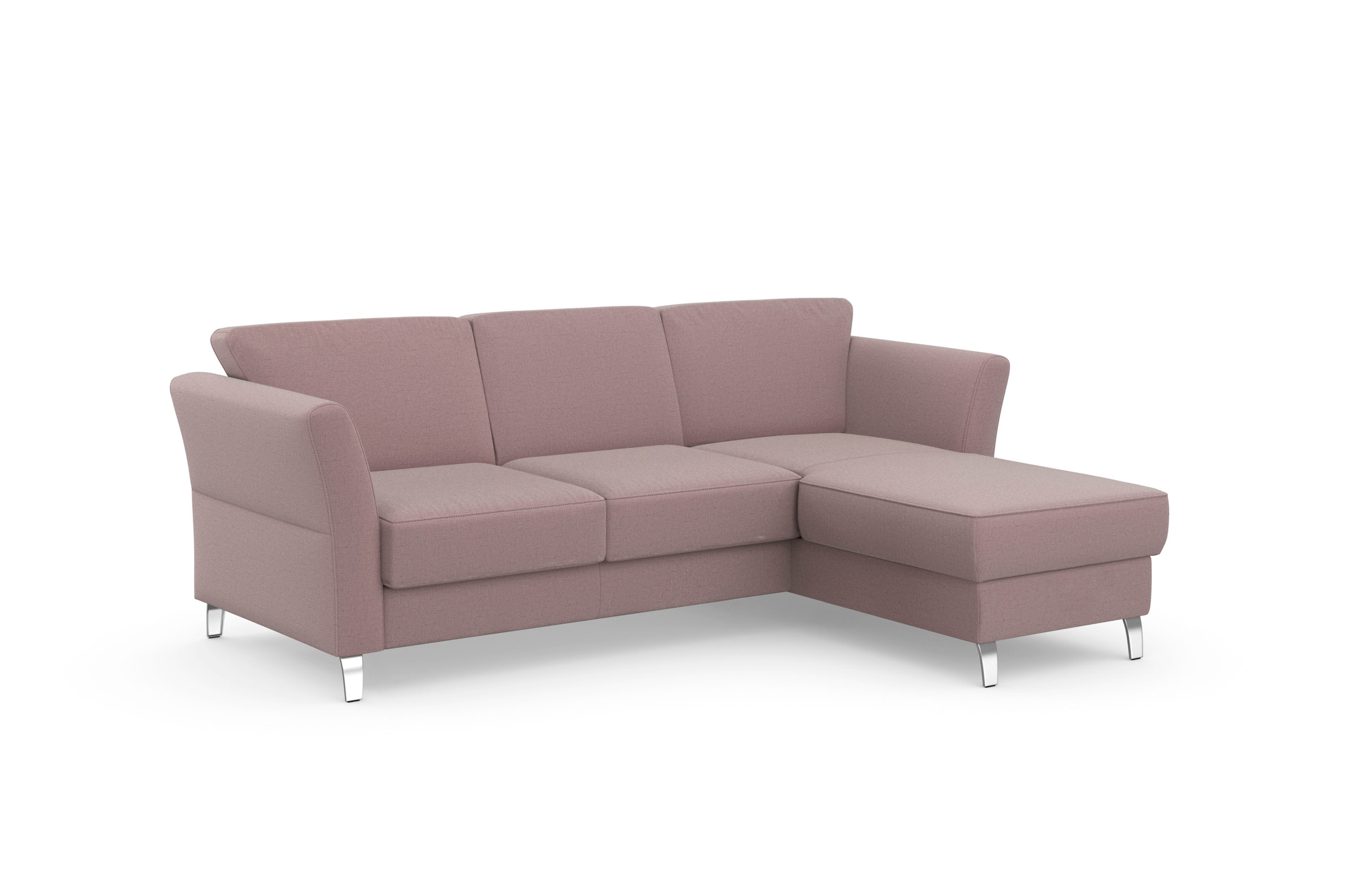 sit&more Ecksofa »Visby L-Form«, wahlweise mit Bettfunktion und Bettkasten, frei im Raum stellbar