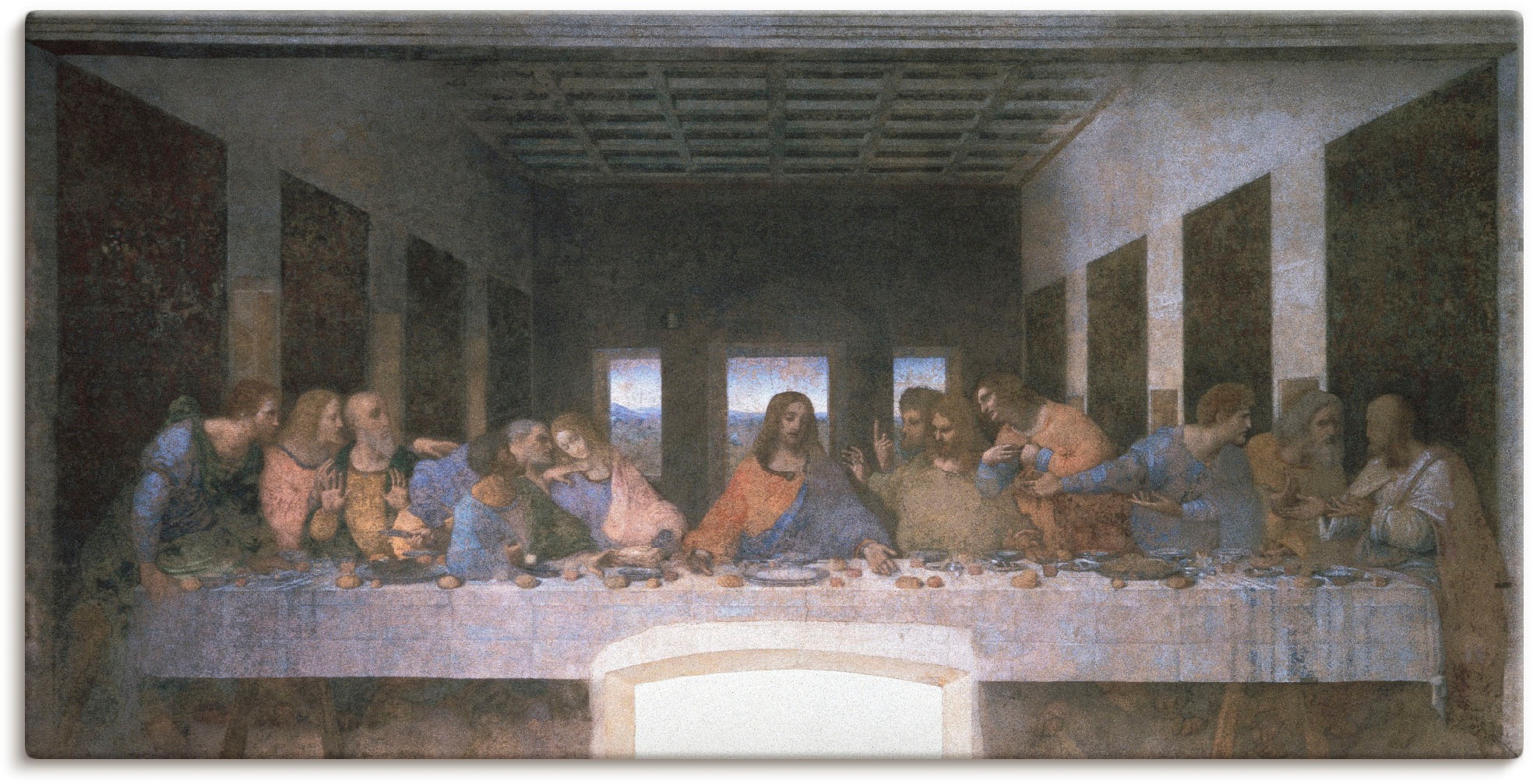Artland Wandbild »Das letzte Abendmahl«, Religion, (1 St.), als Leinwandbil günstig online kaufen