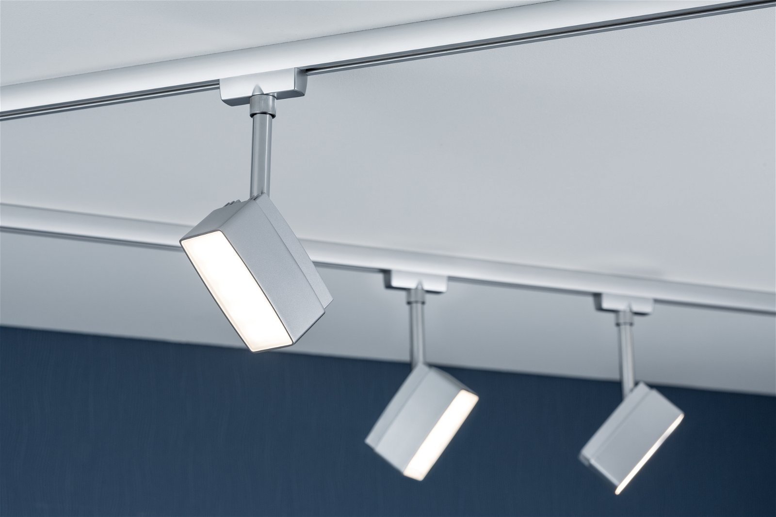 Paulmann Schienensystem-Leuchten »URail Schienenspot Pedal Einzelspot 395lm 5W 2700K 230V Chrom matt«