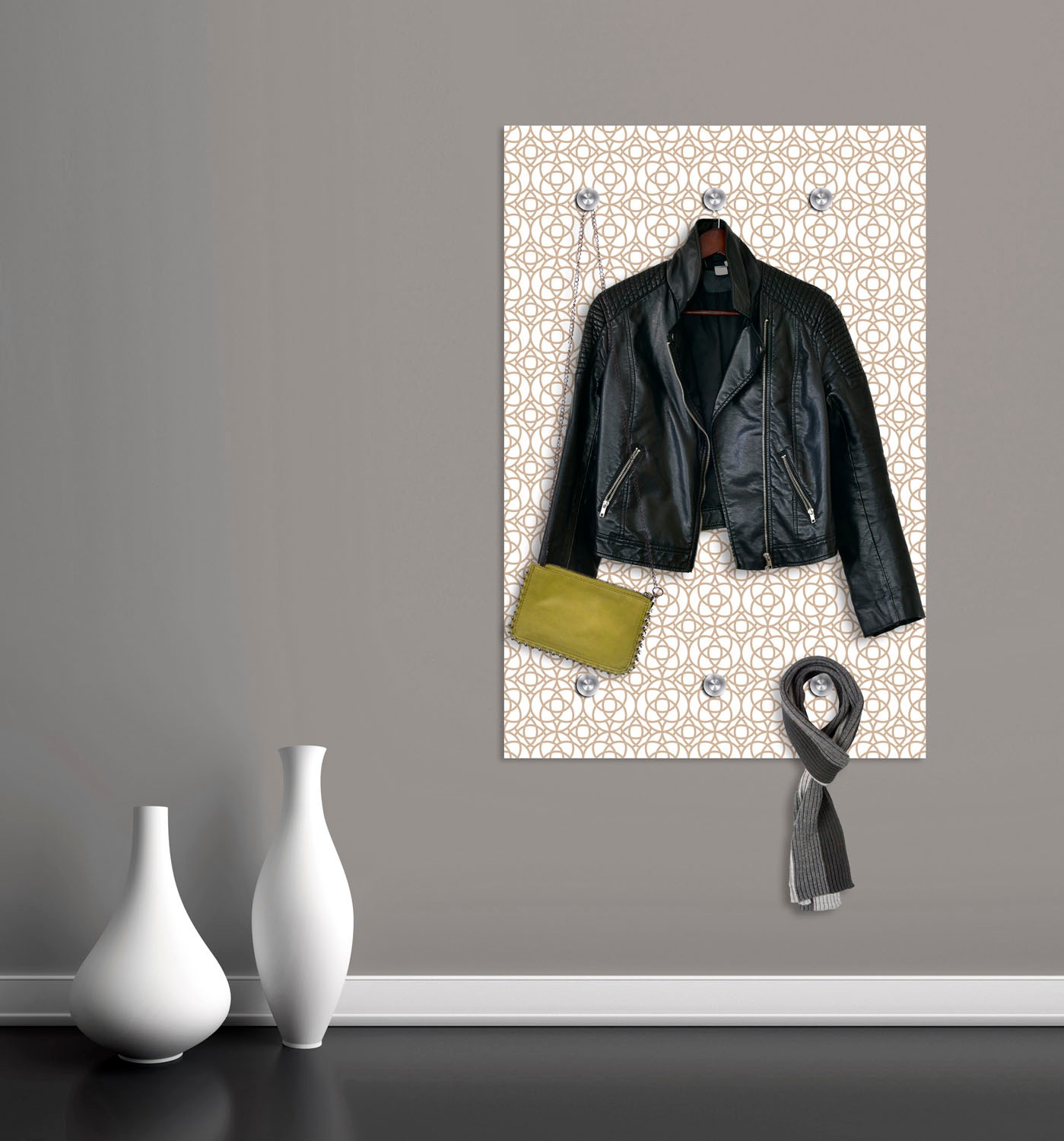 queence Garderobenleiste »Dandelion«, Wand Garderobe, Pflanze, Pusteblume, günstig online kaufen