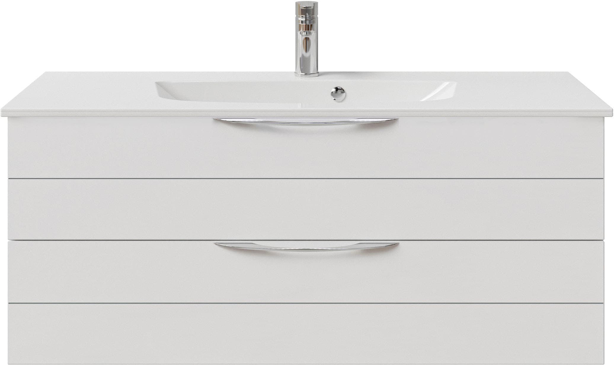 Saphir Waschtisch »Serie 6025 Mineralmarmor-Waschtisch mit Unterschrank, 11 günstig online kaufen