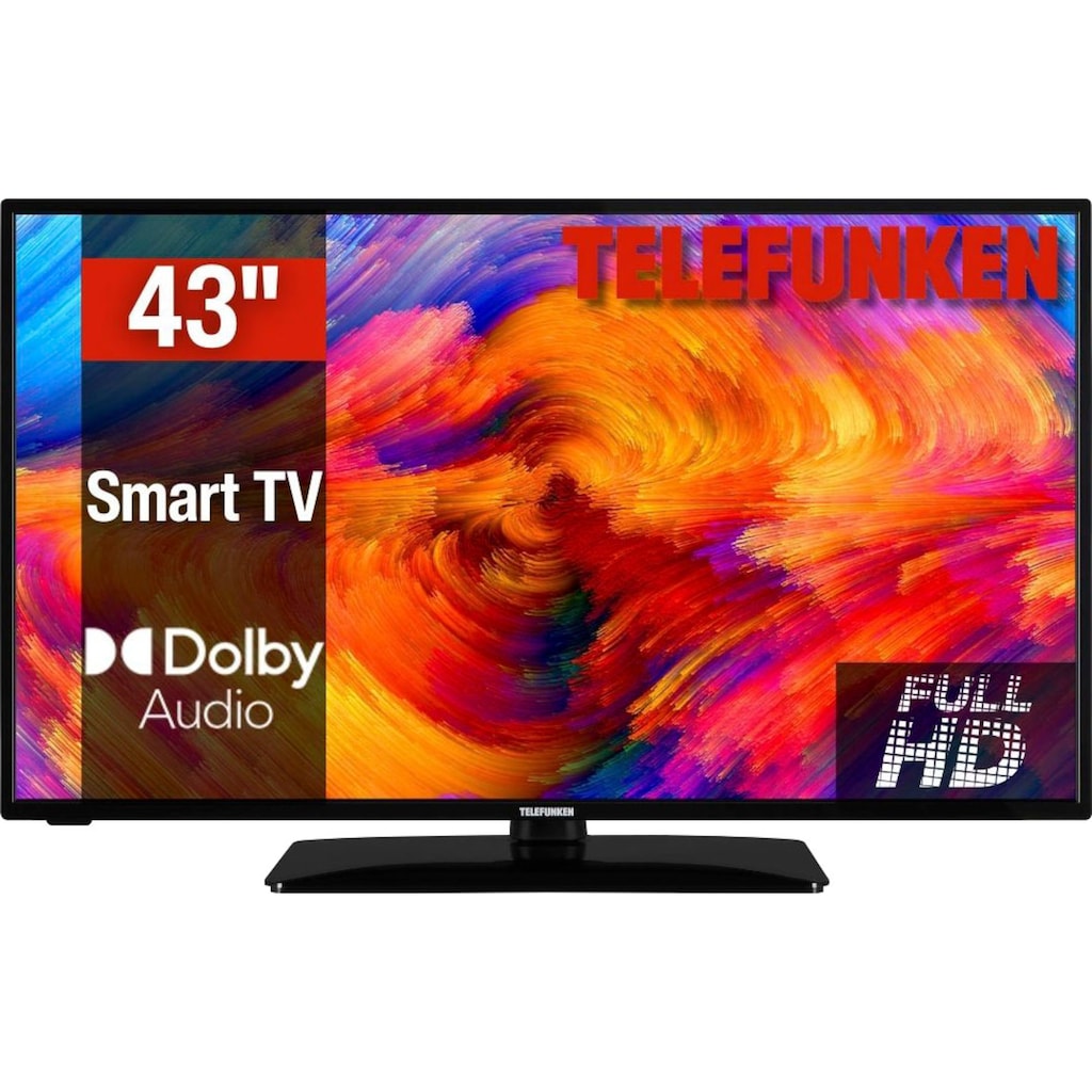 Telefunken LED-Fernseher »D43F500M4CWI«, 108 cm/43 Zoll, Full HD, Smart-TV