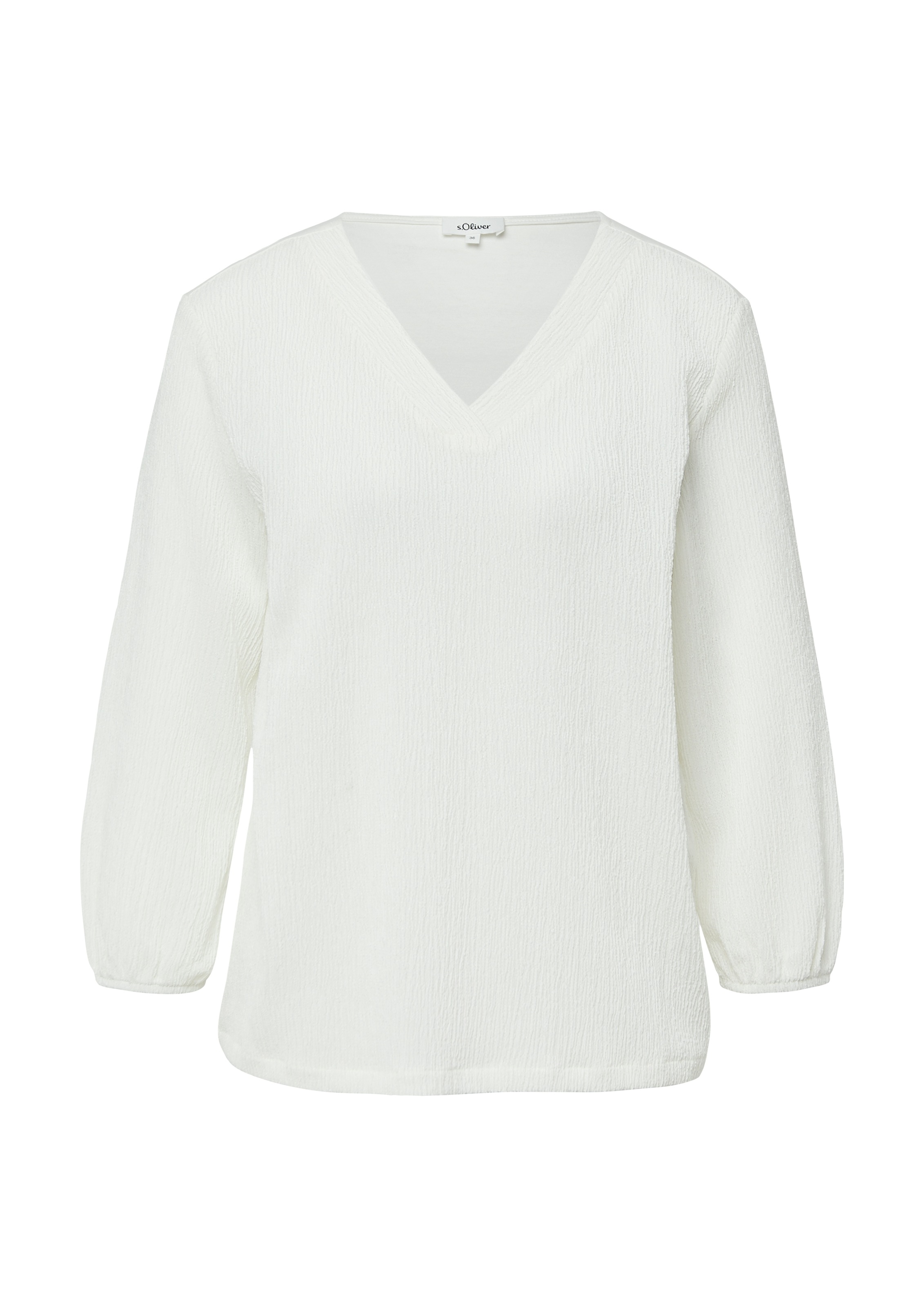 s.Oliver 3/4-Arm-Shirt, mit V-Ausschnitt
