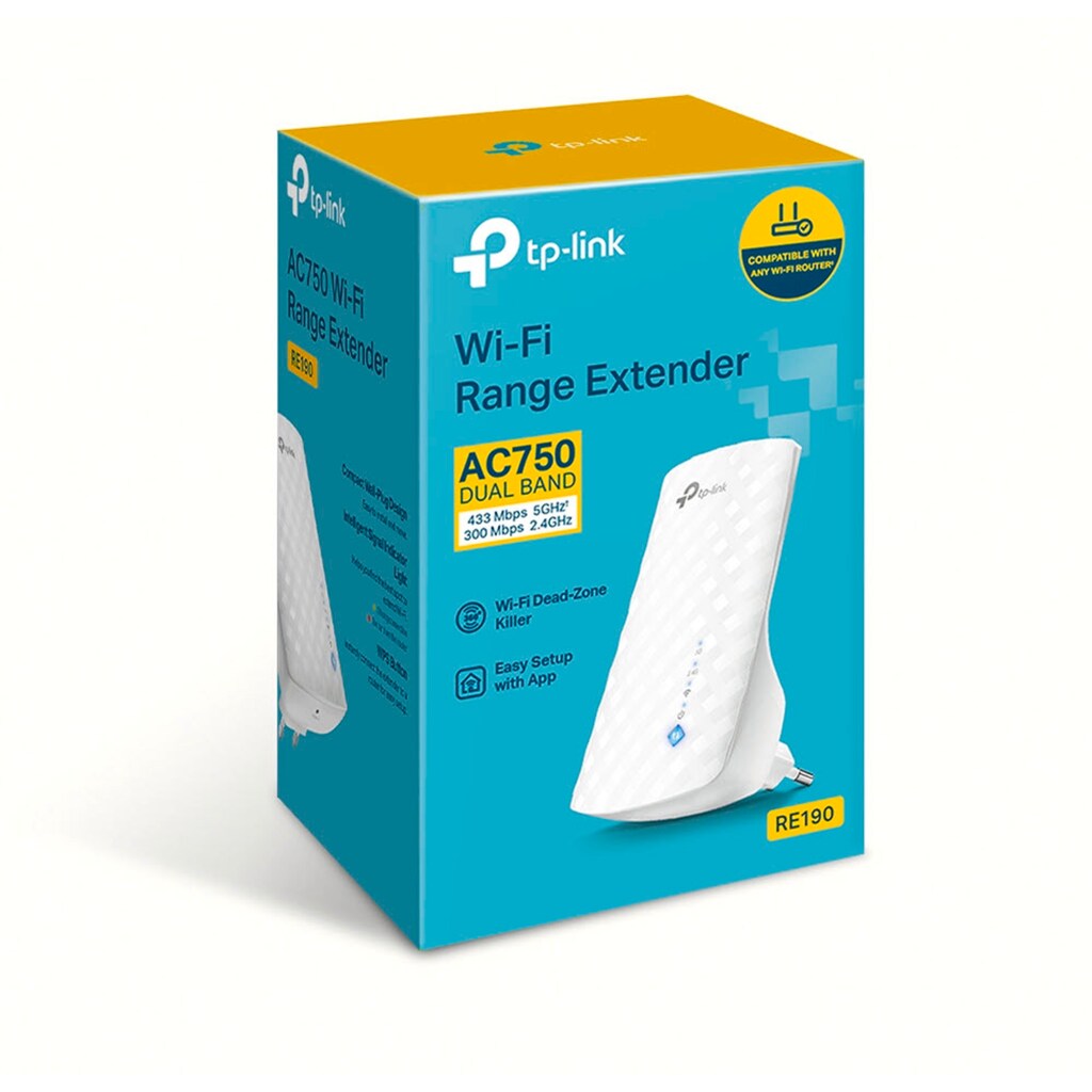 TP-Link WLAN-Repeater »RE190 AC750 WLAN Repeater«