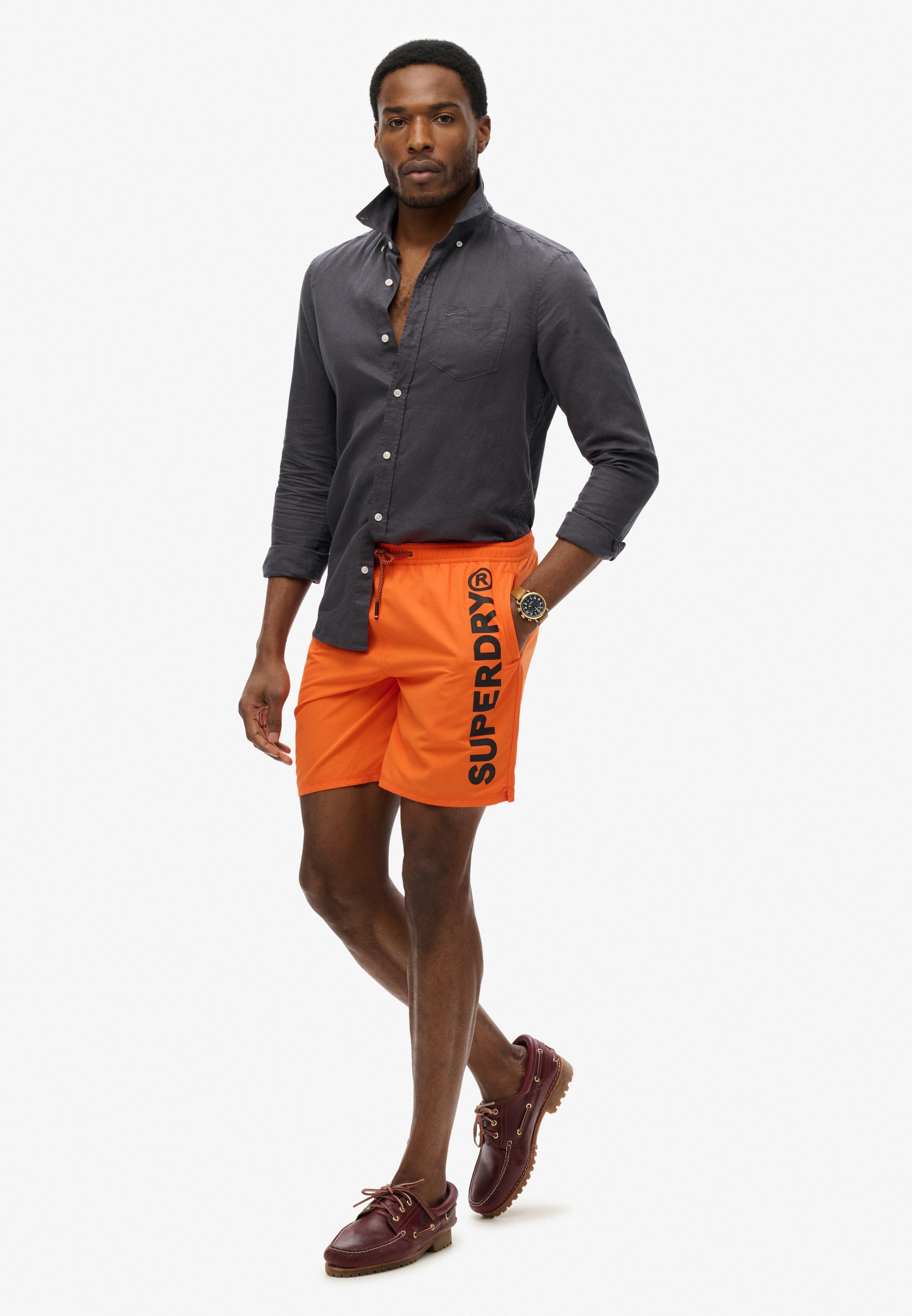 Superdry Badeshorts »SPORT GRAPHIC 17 SWIM SHORT«