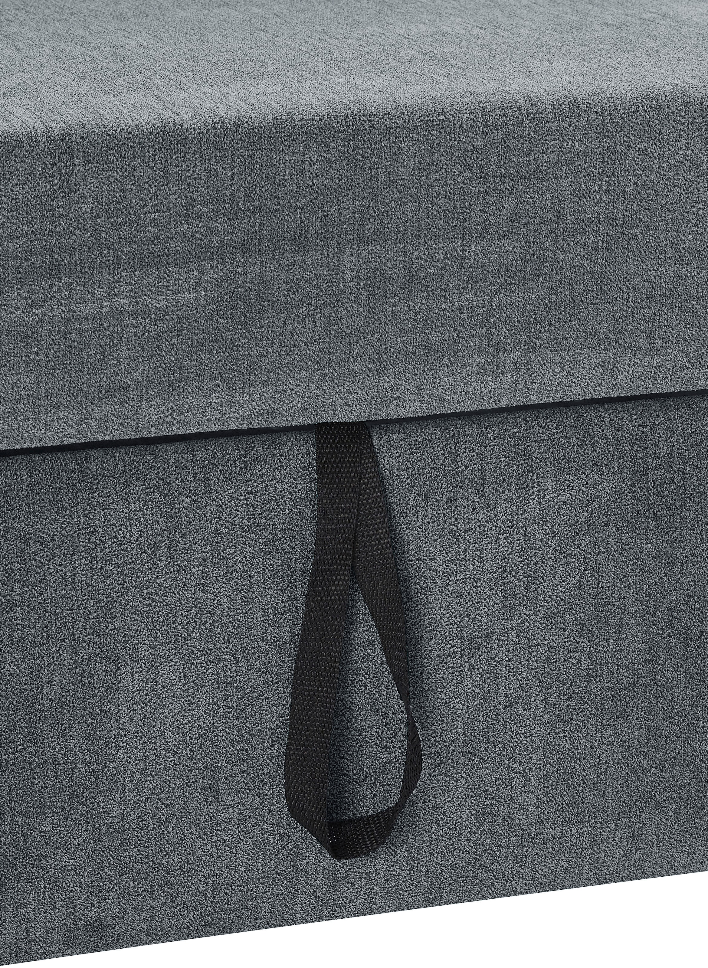 DOMO collection Ecksofa »Pegnitz, elegante Rückensteppung, zeitlose Formensprache, L-Form«, wahlweise mit Bettfunktion