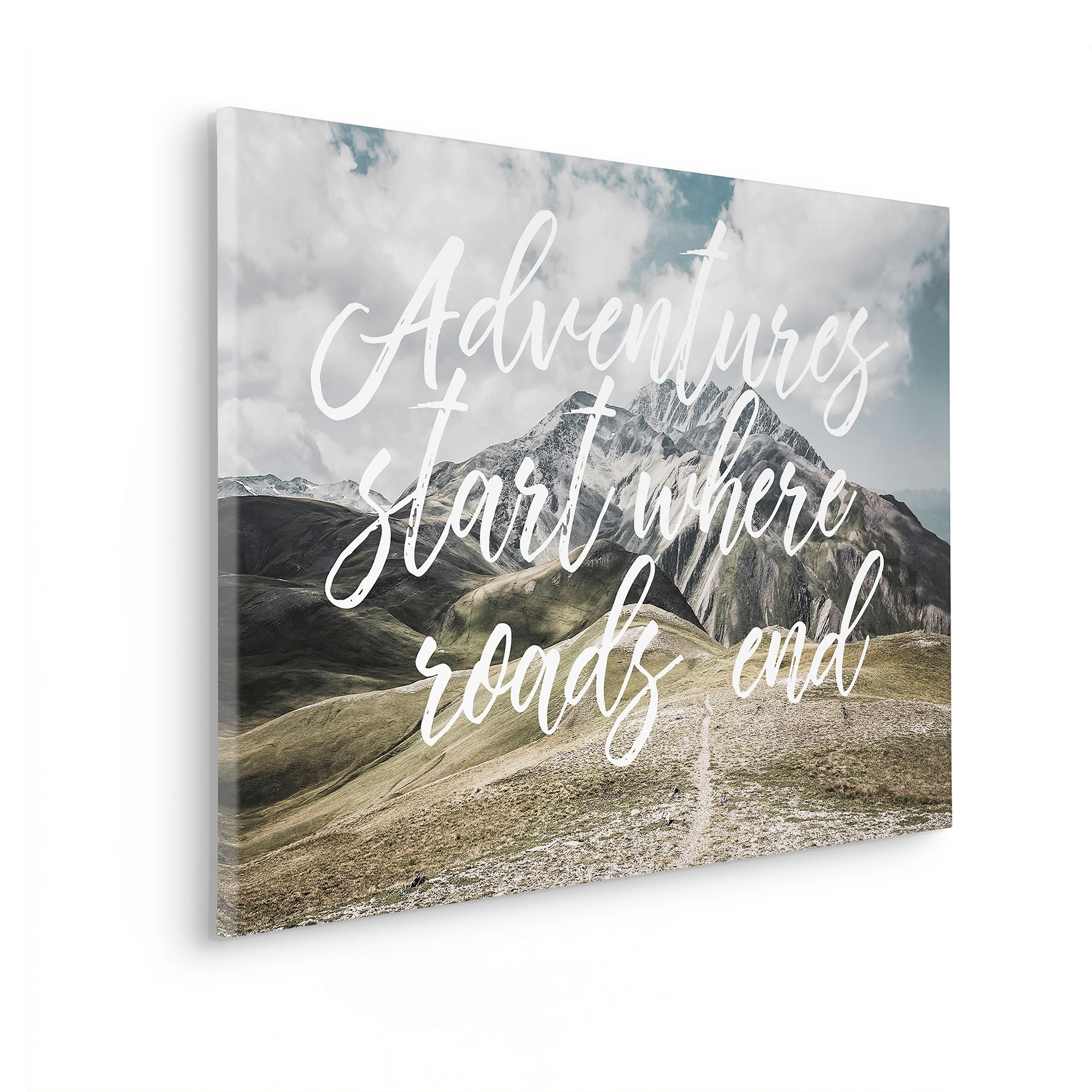 Komar Leinwandbild »Starting Now - Größe 60 x 90 cm«, Natur, (1 St.), Keilrahmenbild mi Echtholzrahmen