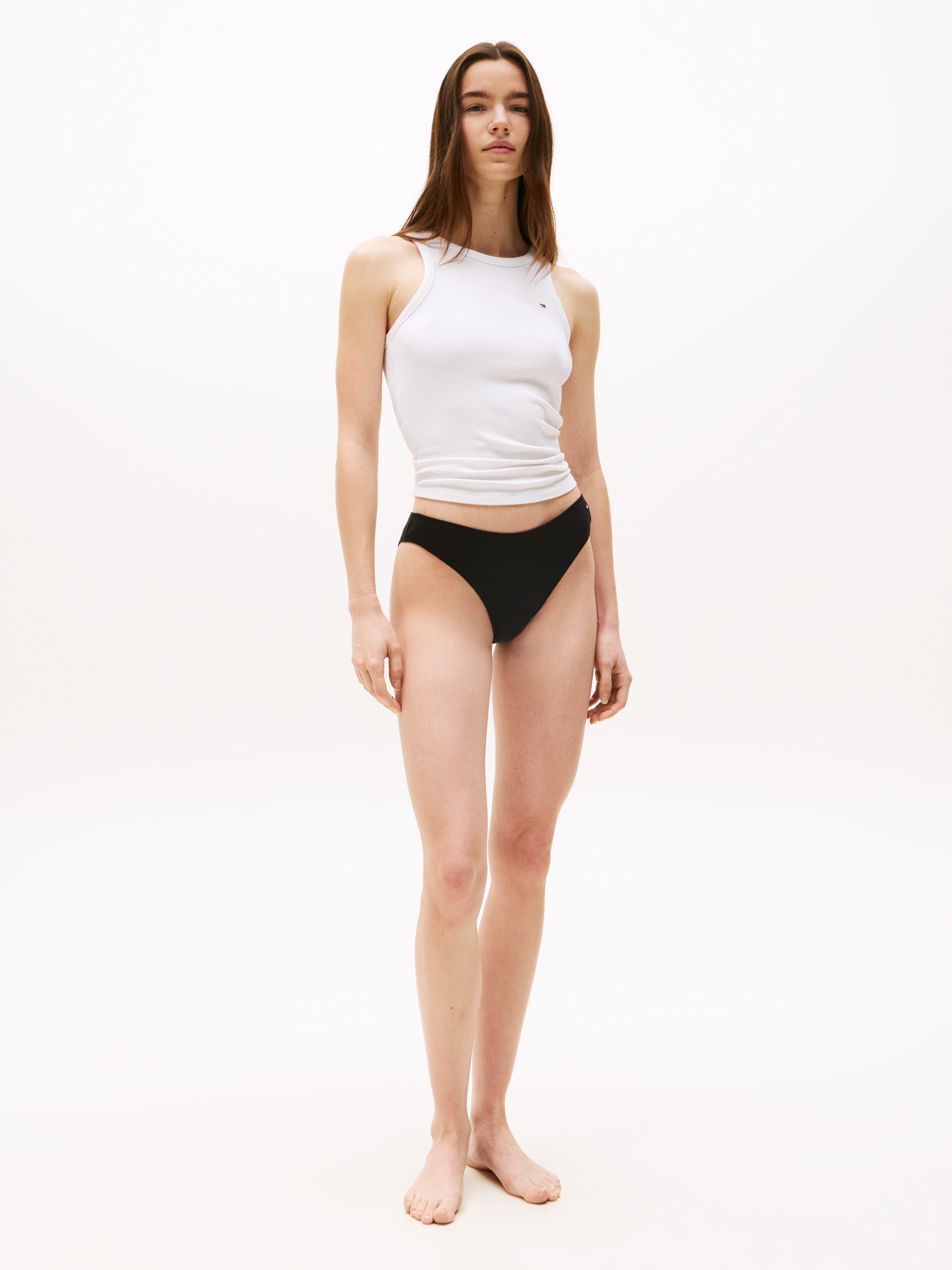 Tommy Hilfiger Underwear Brasilslip »3 PACK DIPPED BRAZILIAN«, (Packung, 3 St., 3er), mit gerippter Struktur, Logo