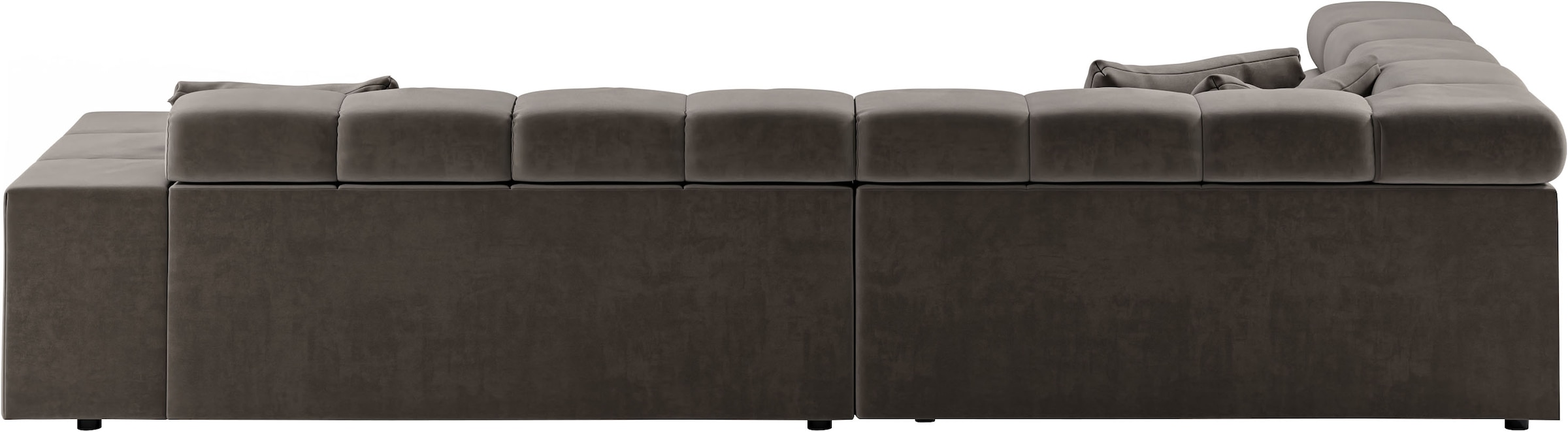 INOSIGN Ecksofa »Ancona incl. Kopfteilverstellung, OTTOs Choice, Breite 319cm, L-Form«, wahlweise motorische Sitztiefenverstellung, auch in Cord + Easy Care
