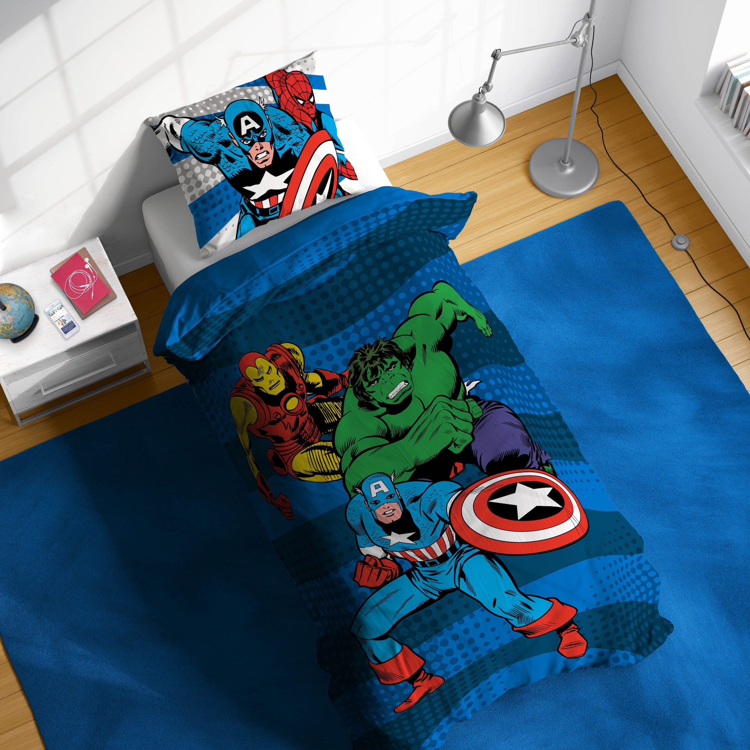 MARVEL Kinderbettwäsche »Avengers Good Guys« 2 100% Baumwolle