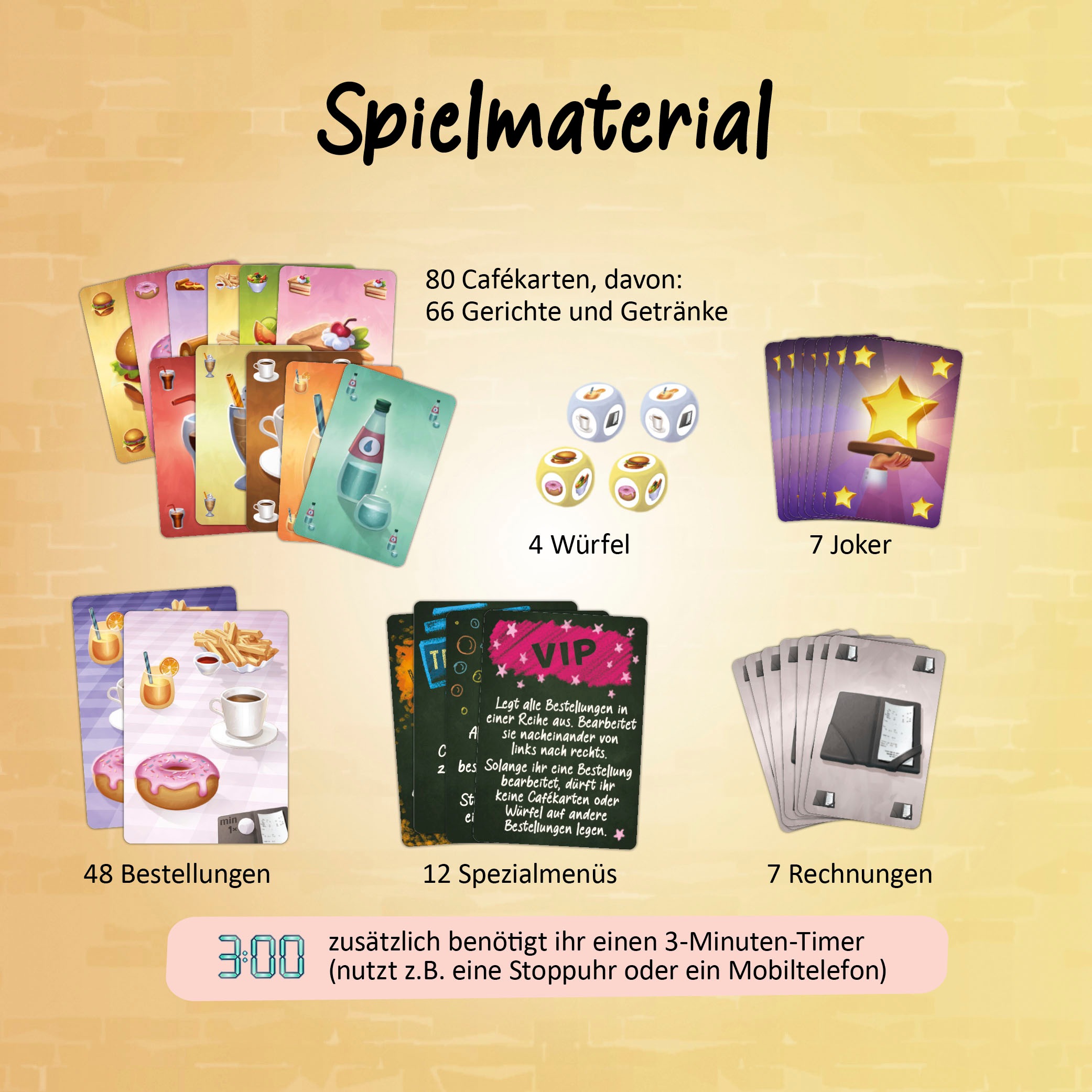 Kosmos Spiel »3 Minute Crazy Café«