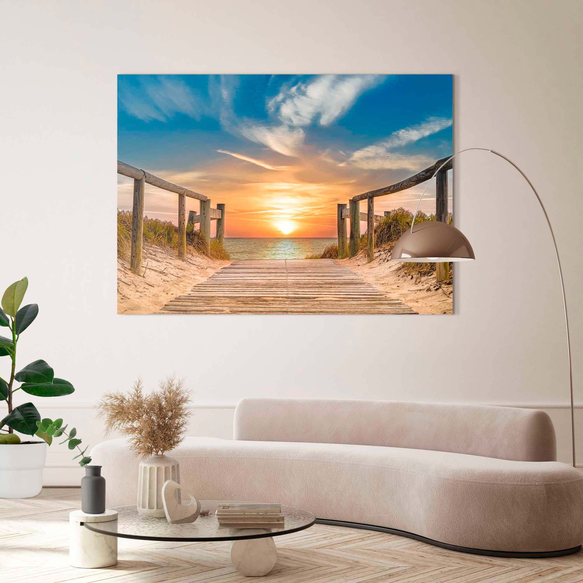 Reinders! Deco-Panel »Sonnenuntergang am Strand«