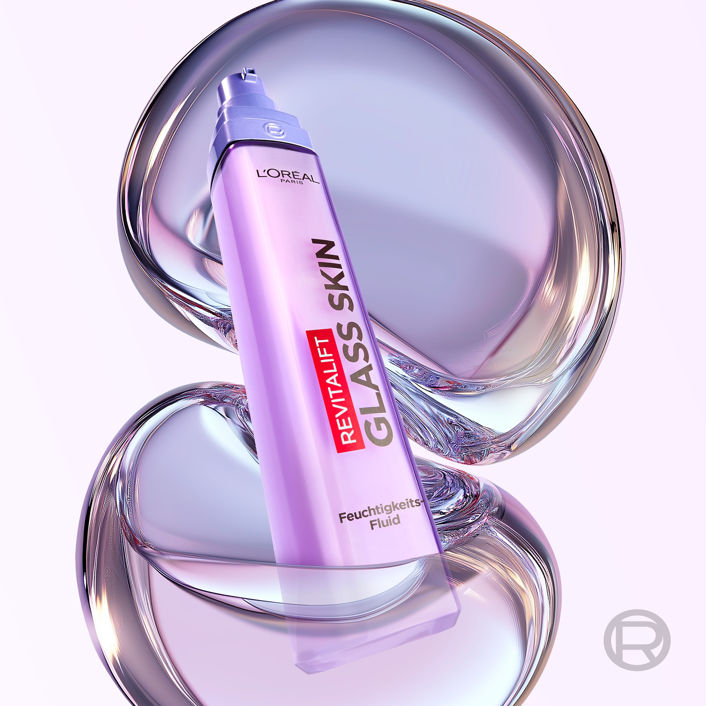 L'ORÉAL PARIS Gesichtsfluid »REVITALIFT GLASS SKIN FEUCHTIGKEITSFLUID« glättet die Hautoberfläche für eine glowy Ausstrahlung