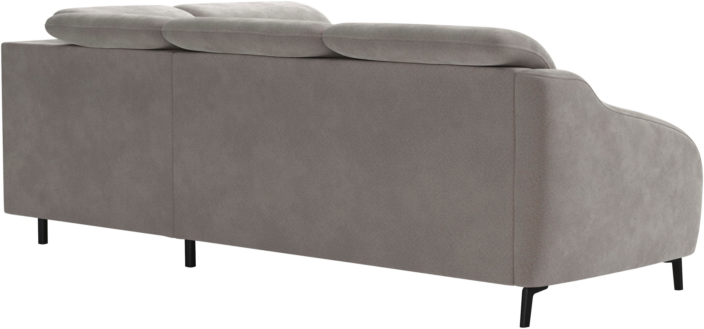 sit&more Ecksofa »Blues L-Form«, wahlweise mit Klapptisch und USB